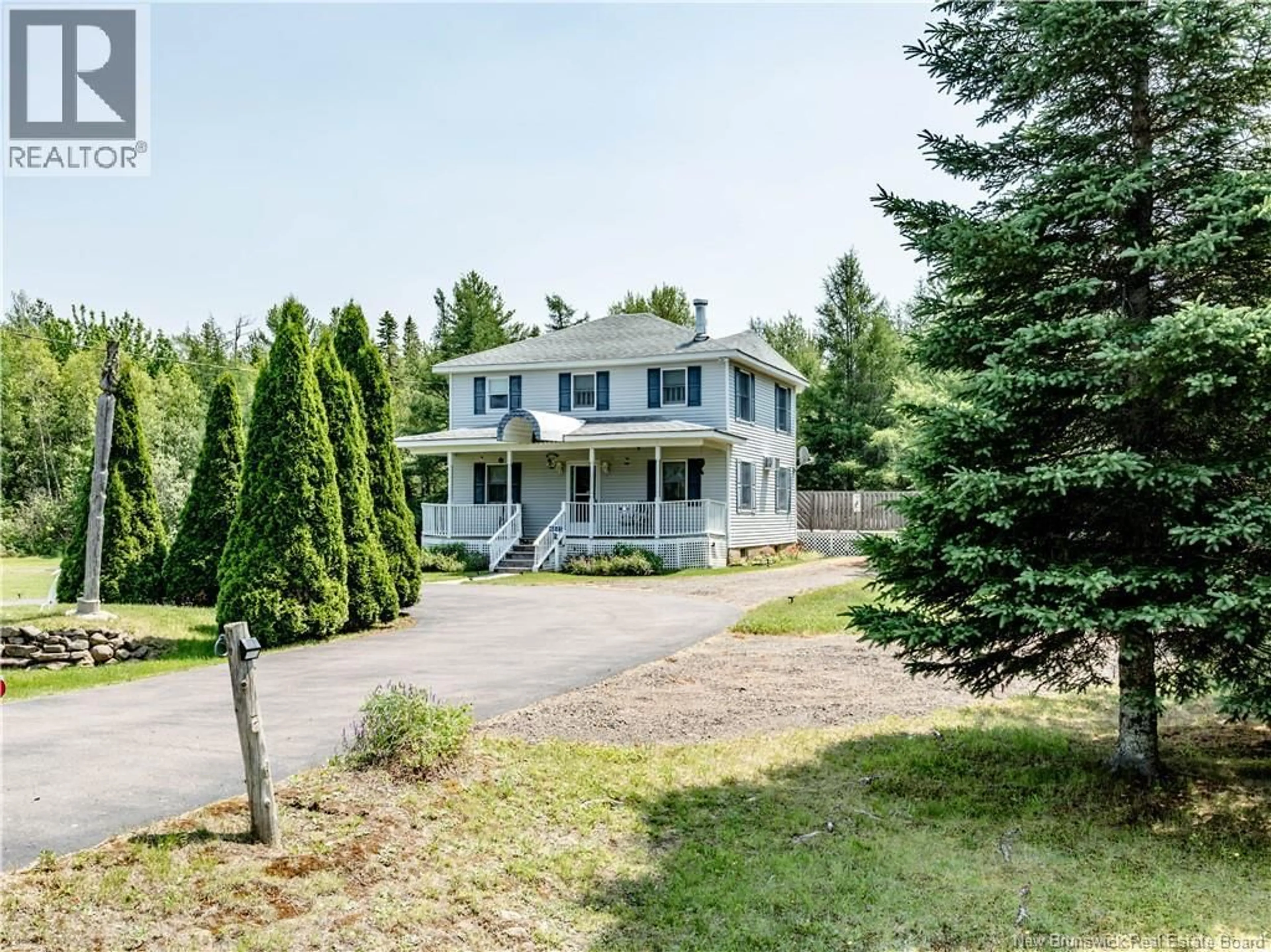 A pic from outside/outdoor area/front of a property/back of a property/a pic from drone, unknown for 4843 ROUTE 480, Rogersville New Brunswick E4Y1Z8