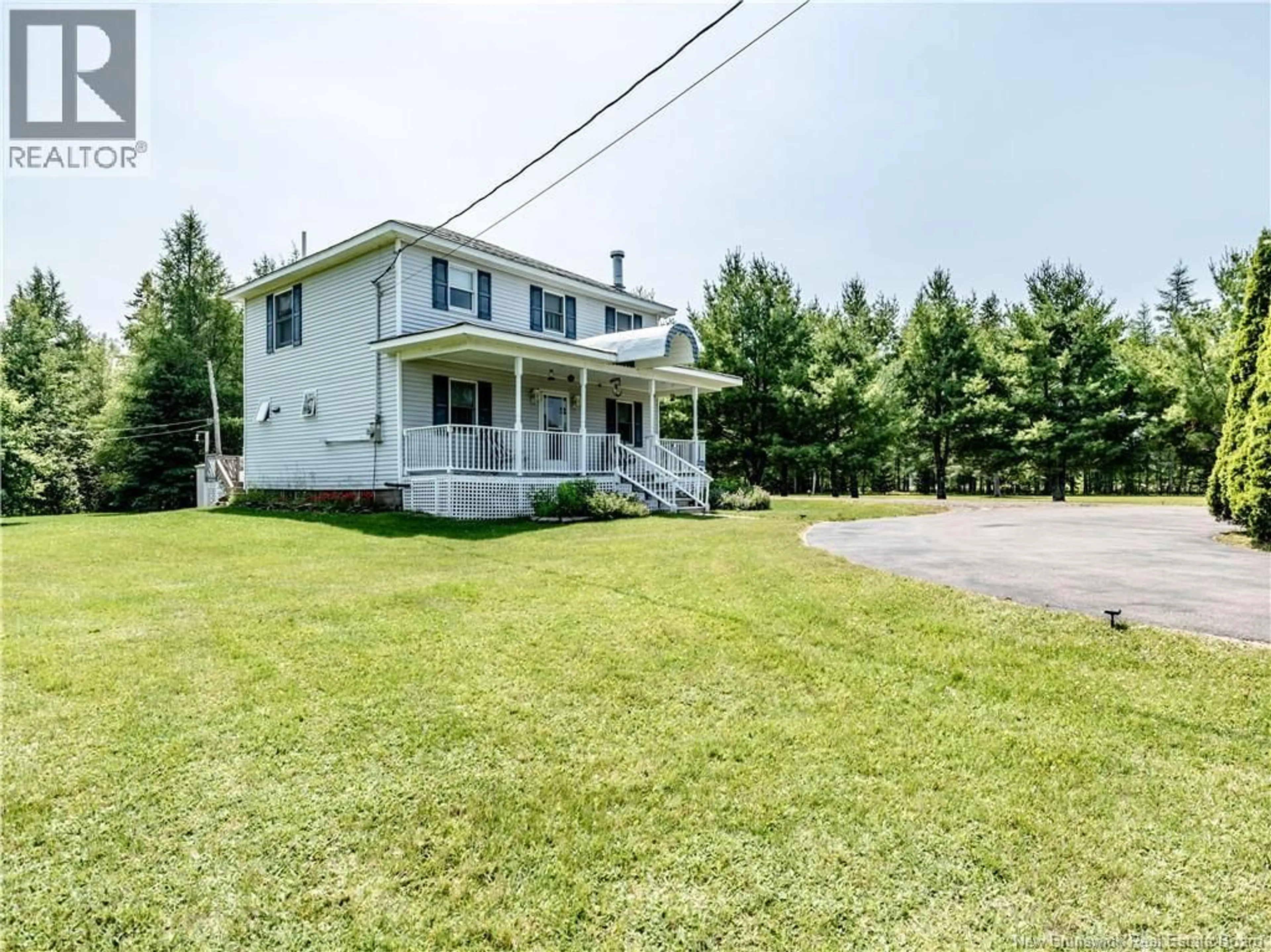 A pic from outside/outdoor area/front of a property/back of a property/a pic from drone, unknown for 4843 ROUTE 480, Rogersville New Brunswick E4Y1Z8