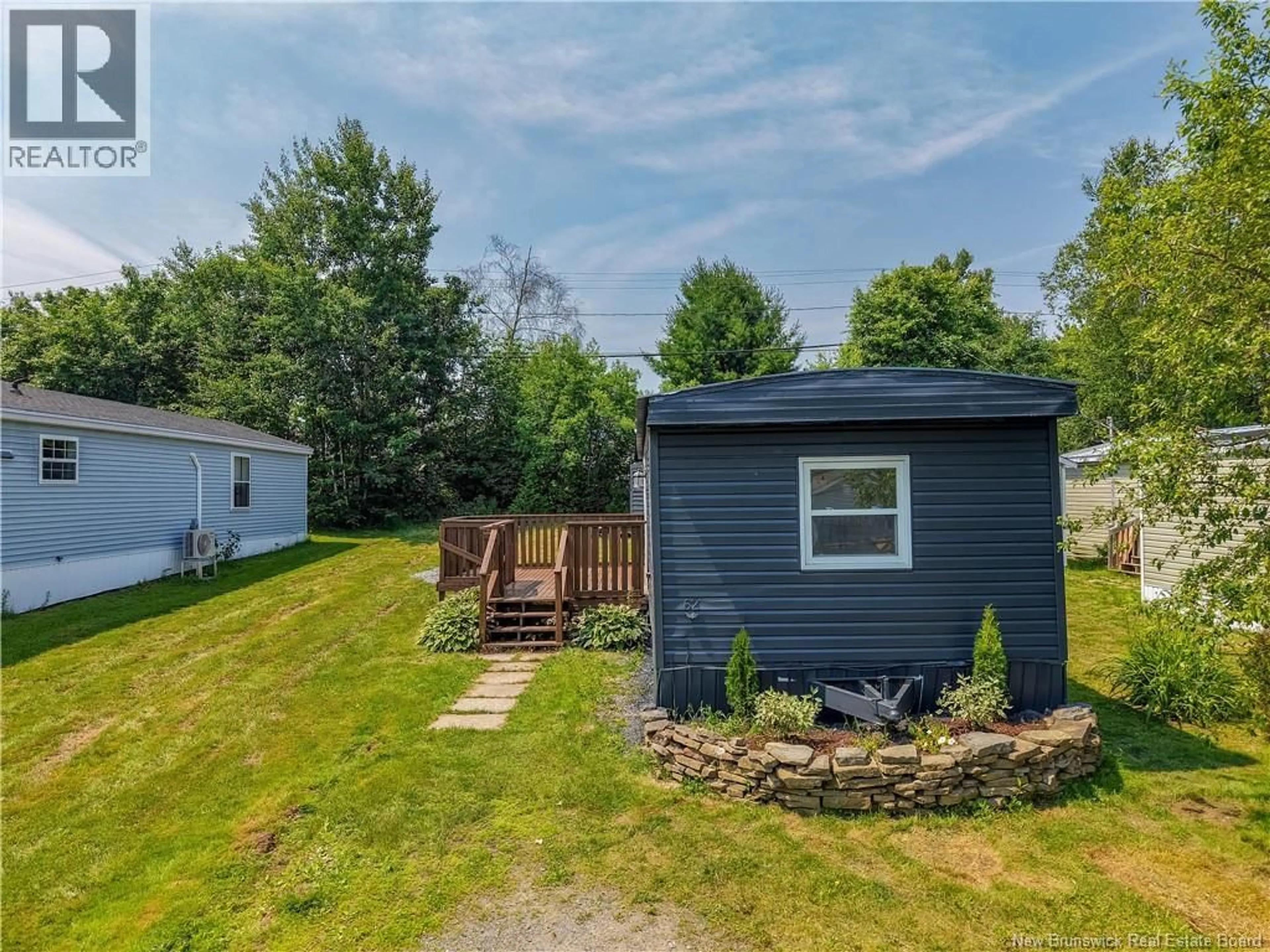 A pic from outside/outdoor area/front of a property/back of a property/a pic from drone, water/lake/river/ocean view for 62 HEDGEVIEW DRIVE, Hanwell New Brunswick E3B6S2