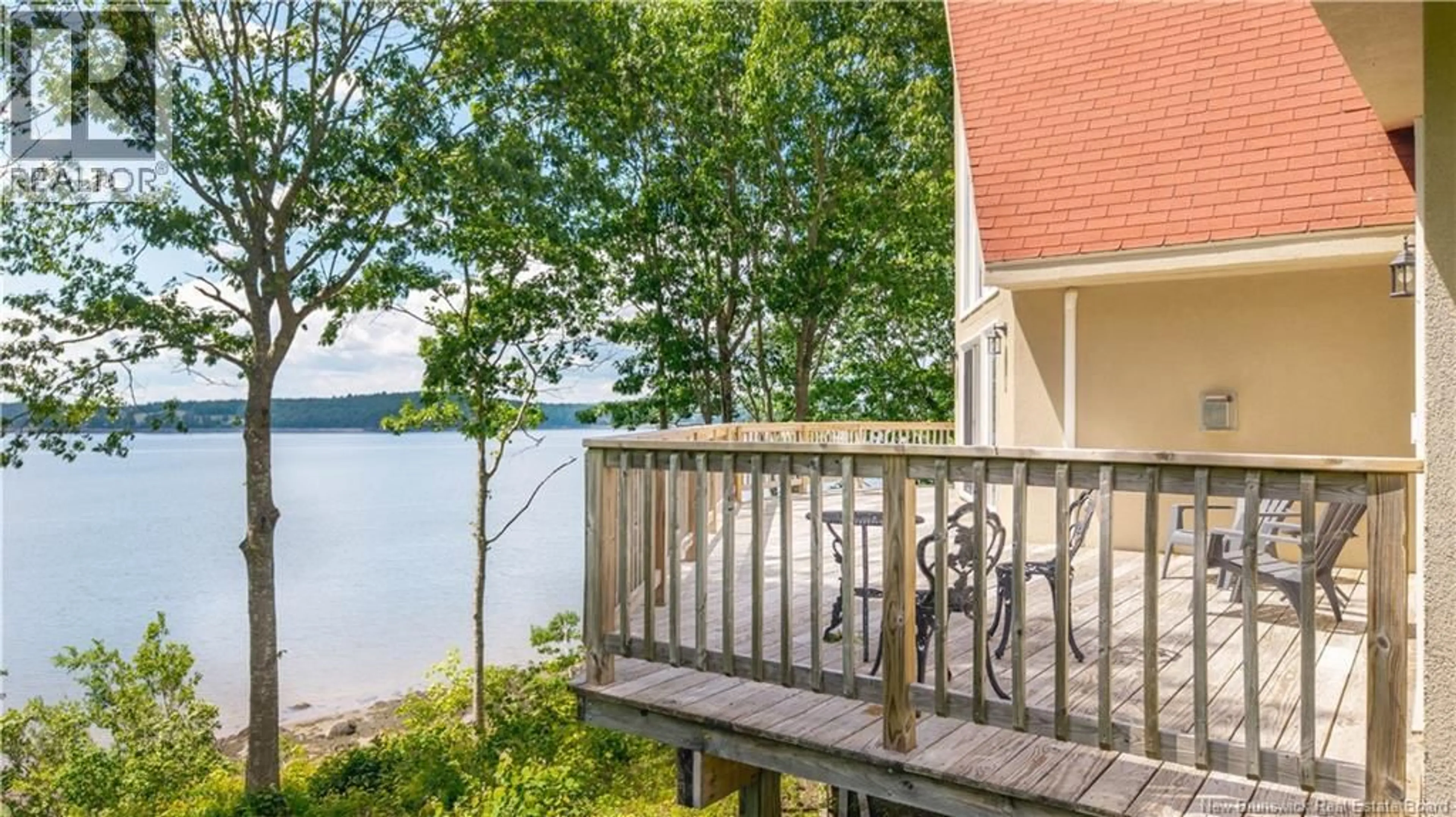 Patio, water/lake/river/ocean view for 178 HILLS POINT ROAD, Oak Bay New Brunswick E3L3J7