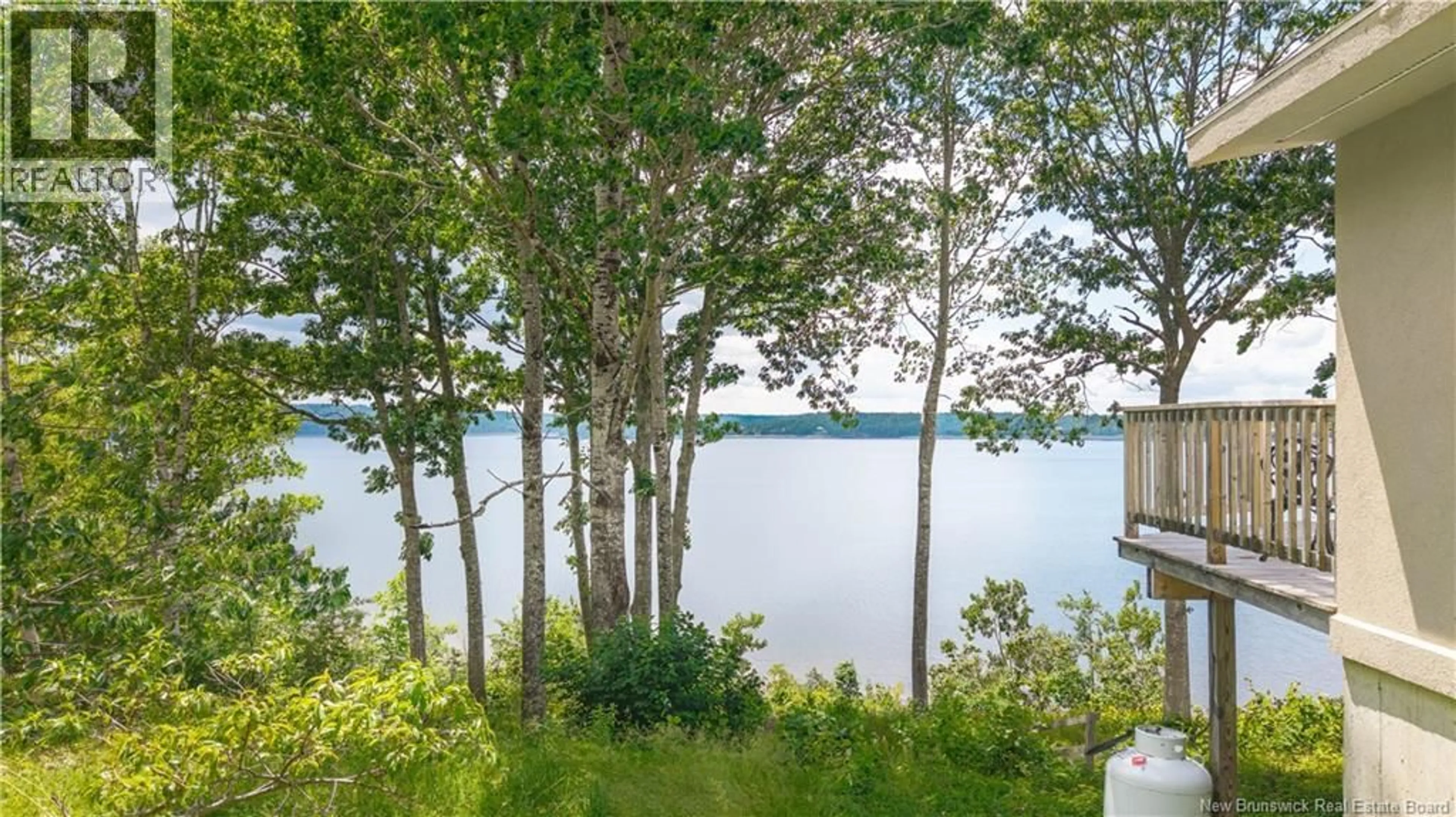 Patio, water/lake/river/ocean view for 178 HILLS POINT ROAD, Oak Bay New Brunswick E3L3J7
