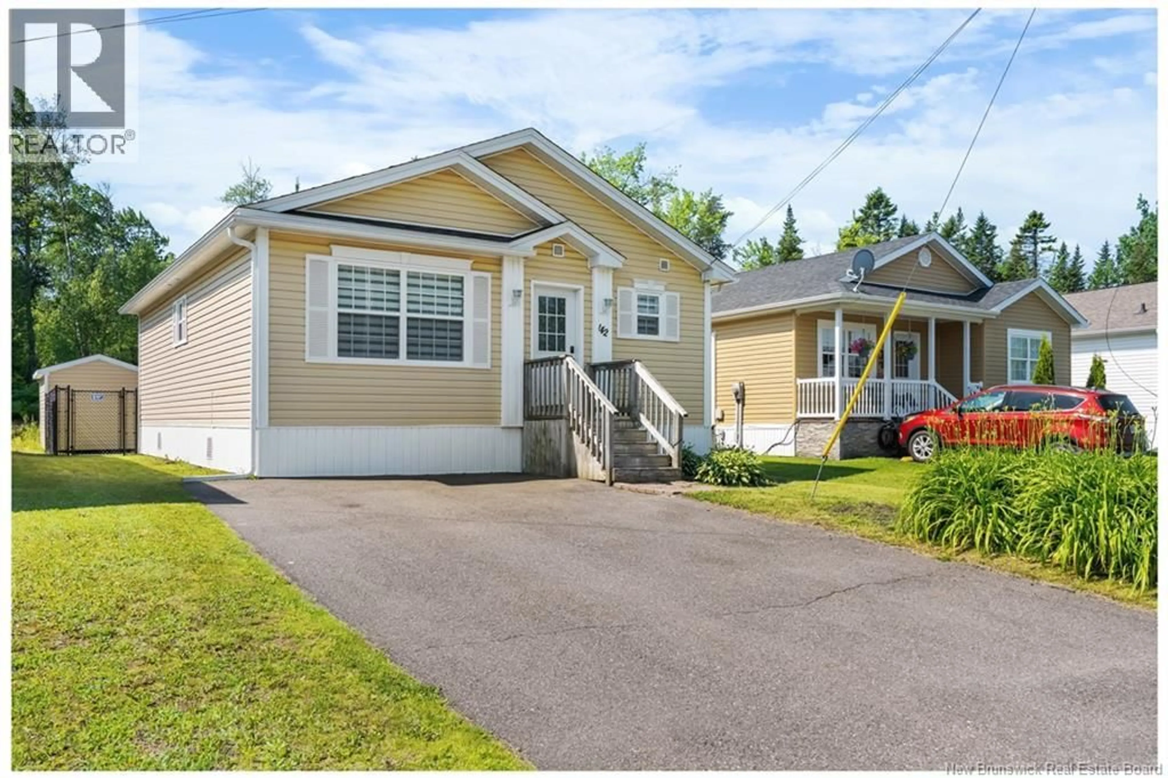 Home with vinyl exterior material, street for 142 SEQUOIA, Moncton New Brunswick E1A0A2