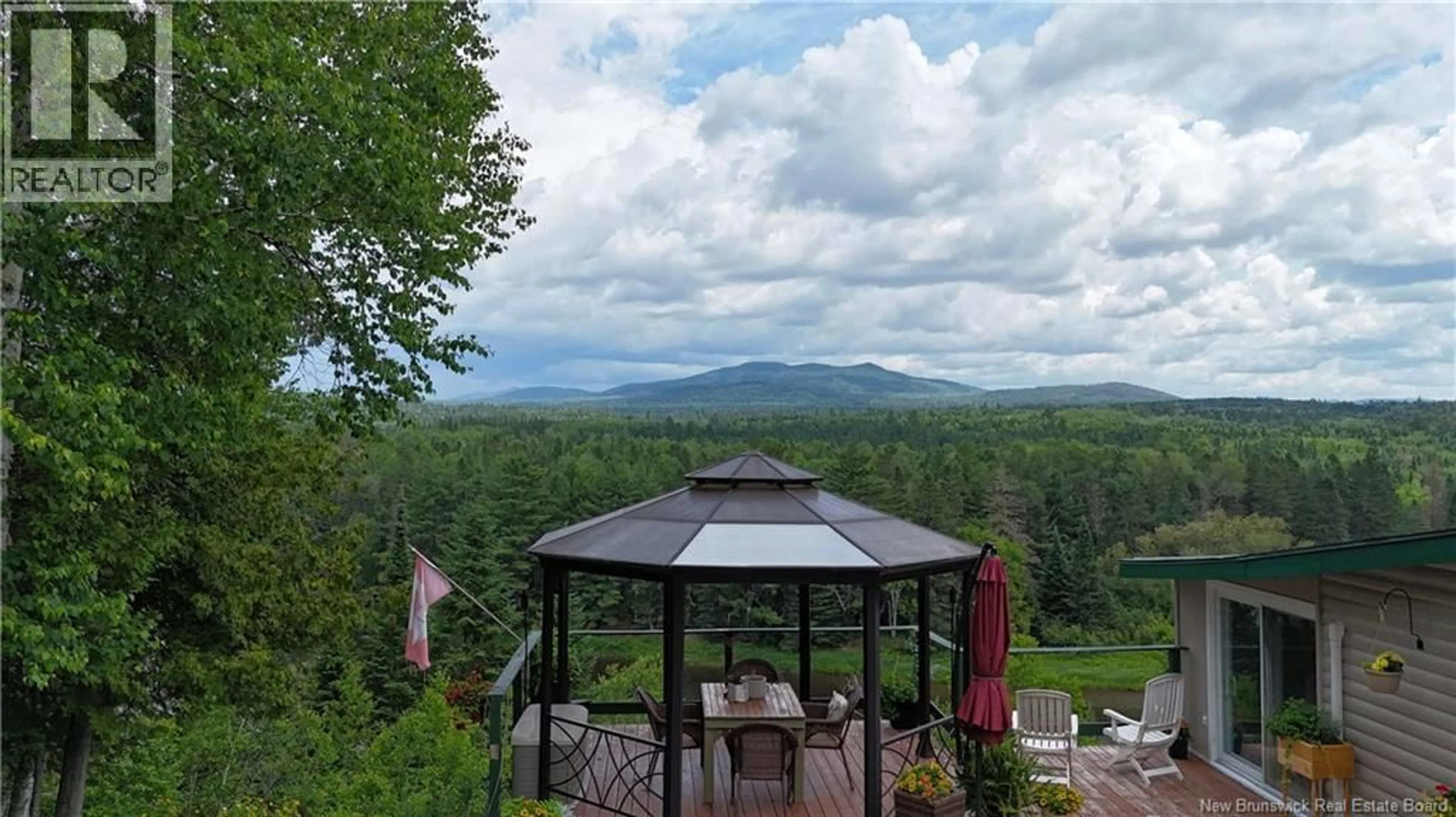 Patio, mountain view for 1546 ROUTE 385, Oxbow New Brunswick E7G3E8
