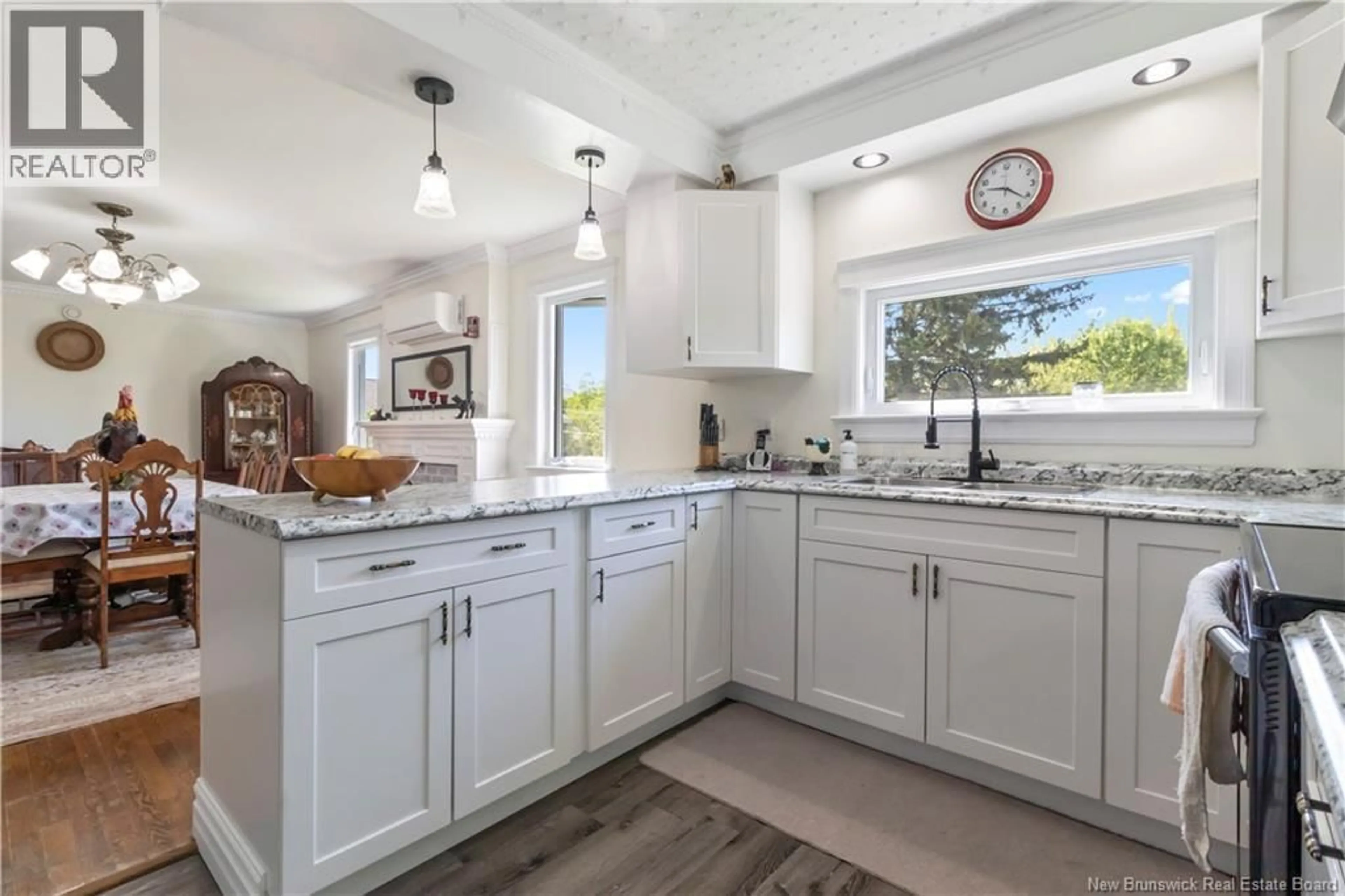 Open concept kitchen, ceramic/tile floor for 6 DUNDAS, Saint-Antoine New Brunswick E4V1N8