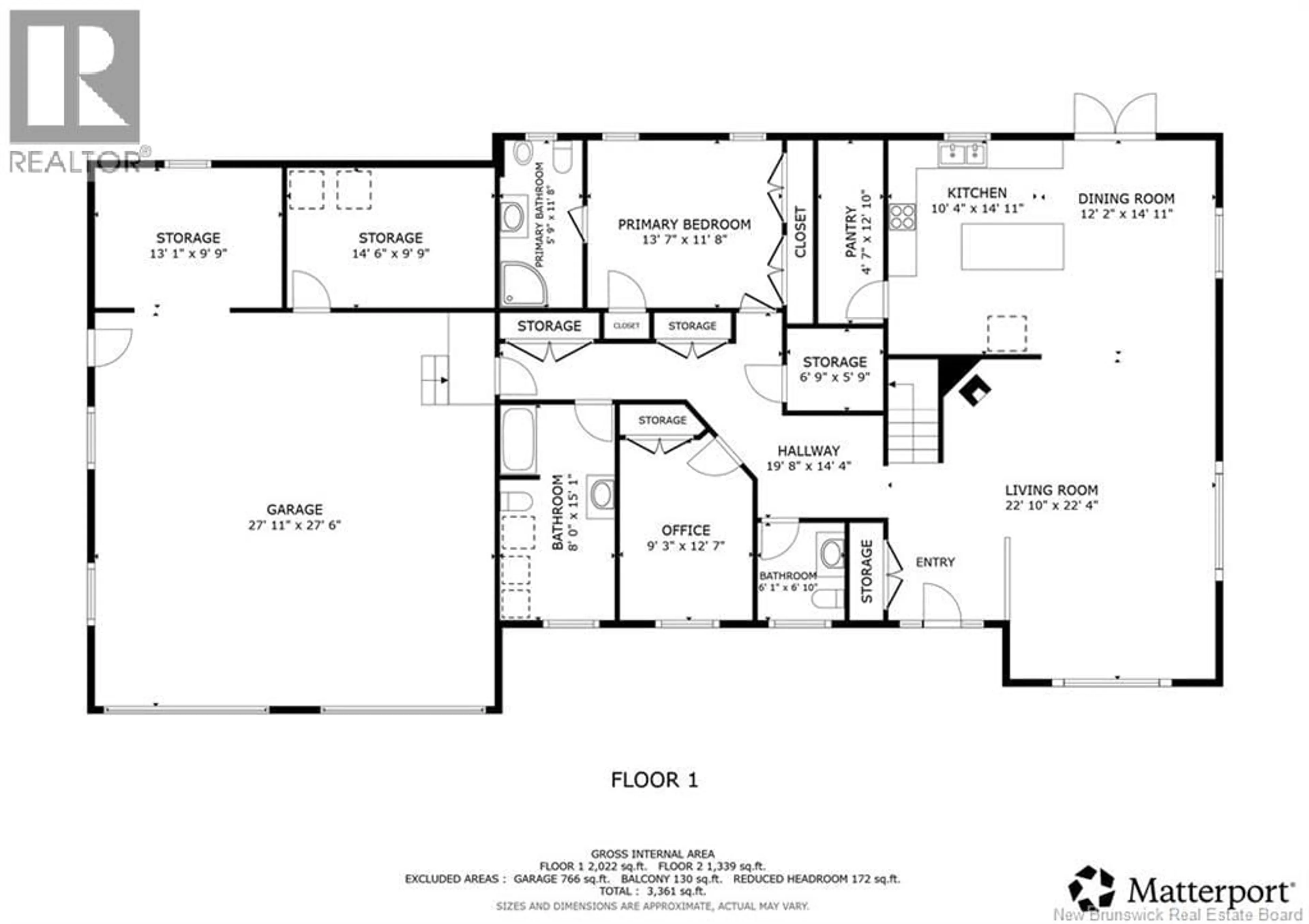 Floor plan for 286 MOUNT VIEW ROAD, Sackville New Brunswick E4L1P4