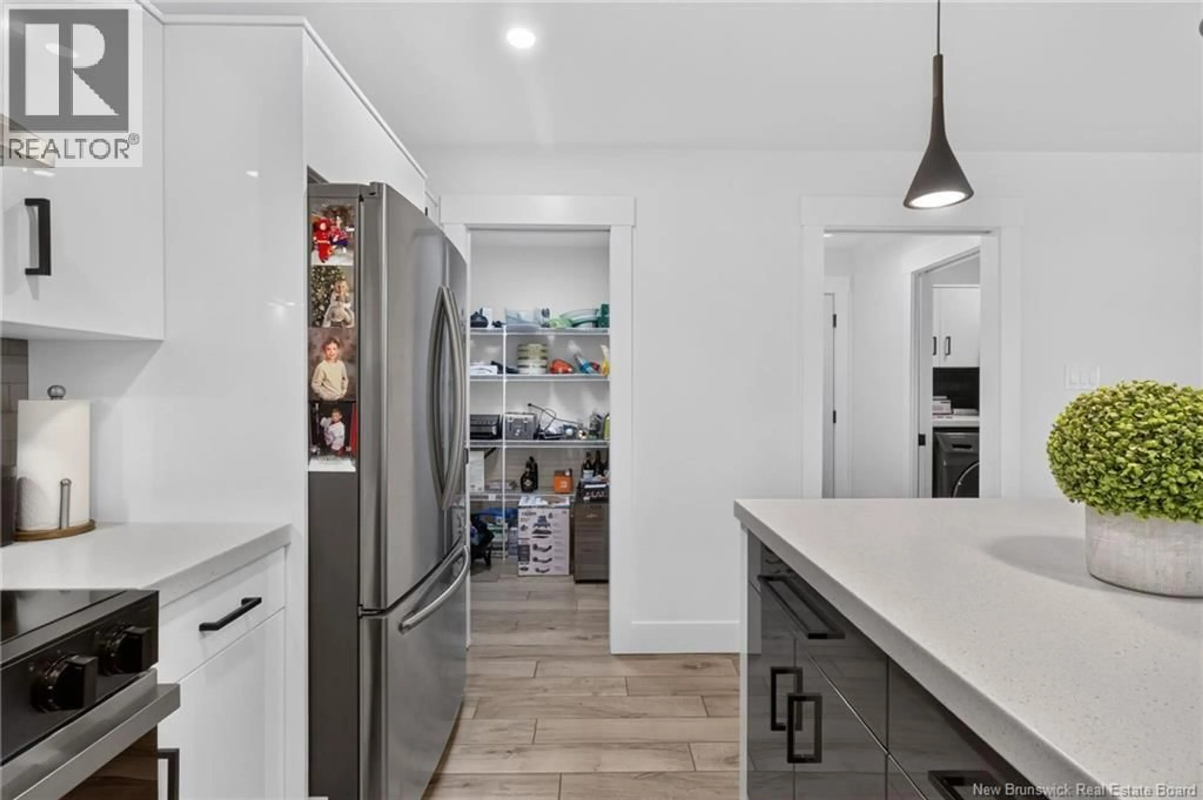 Contemporary kitchen, ceramic/tile floor for 120 DOIRON, Dieppe New Brunswick E1A0X8