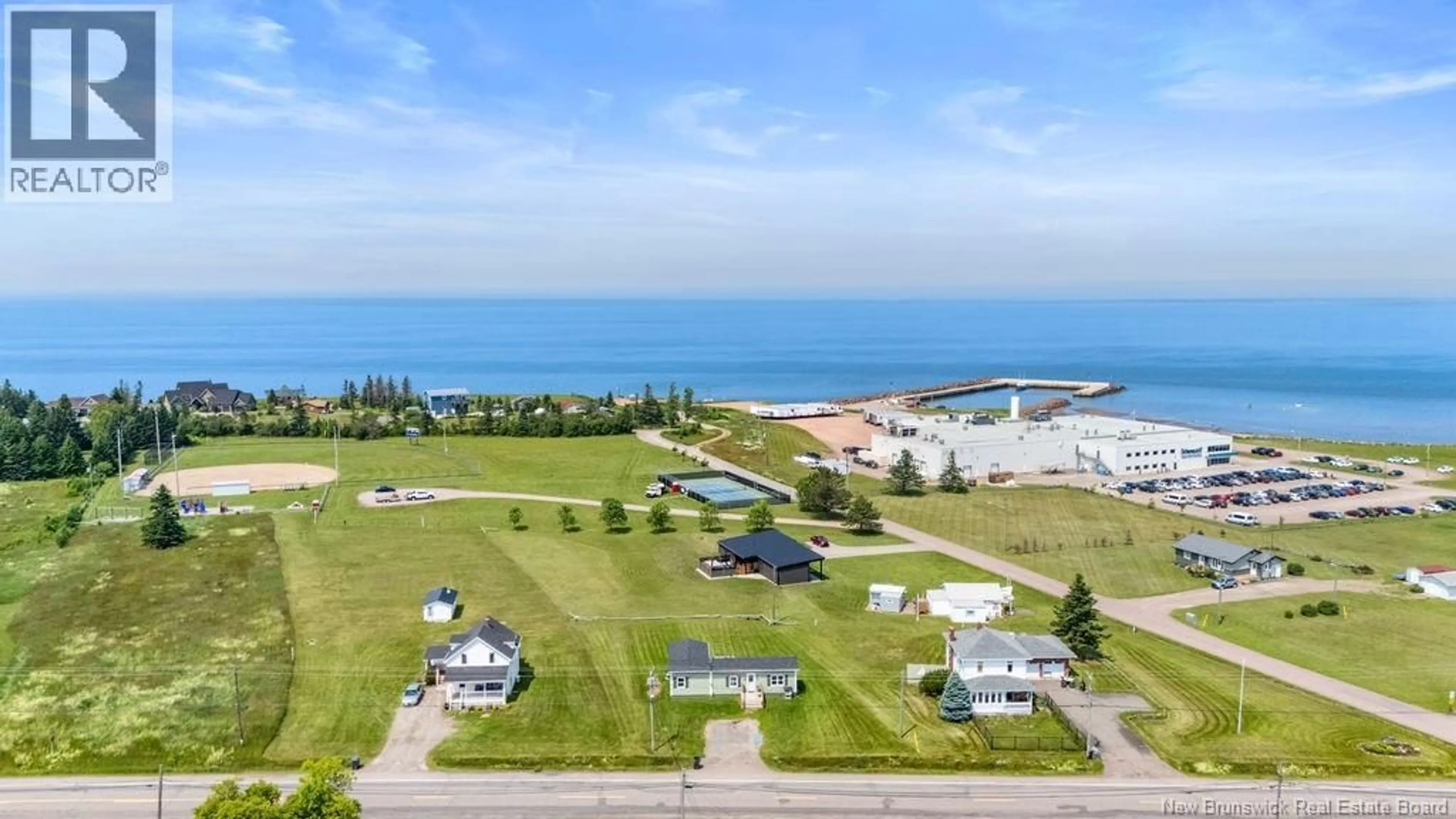 A pic from outside/outdoor area/front of a property/back of a property/a pic from drone, water/lake/river/ocean view for 800 CHEMIN BAS CAP-PELE ROAD, Cap-Pelé New Brunswick E4N4K1