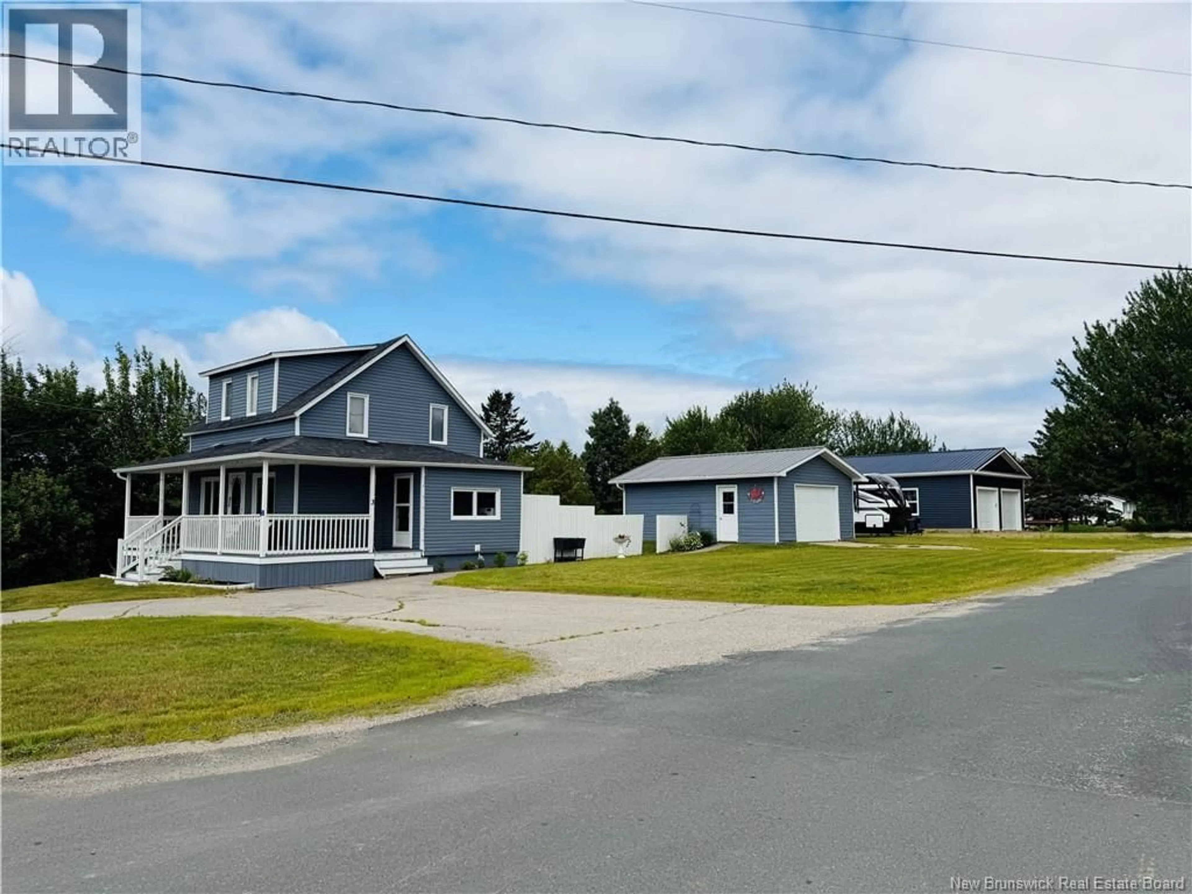 A pic from outside/outdoor area/front of a property/back of a property/a pic from drone, street for 3 CH MANUEL, Baie-Sainte-Anne New Brunswick E9A1G3