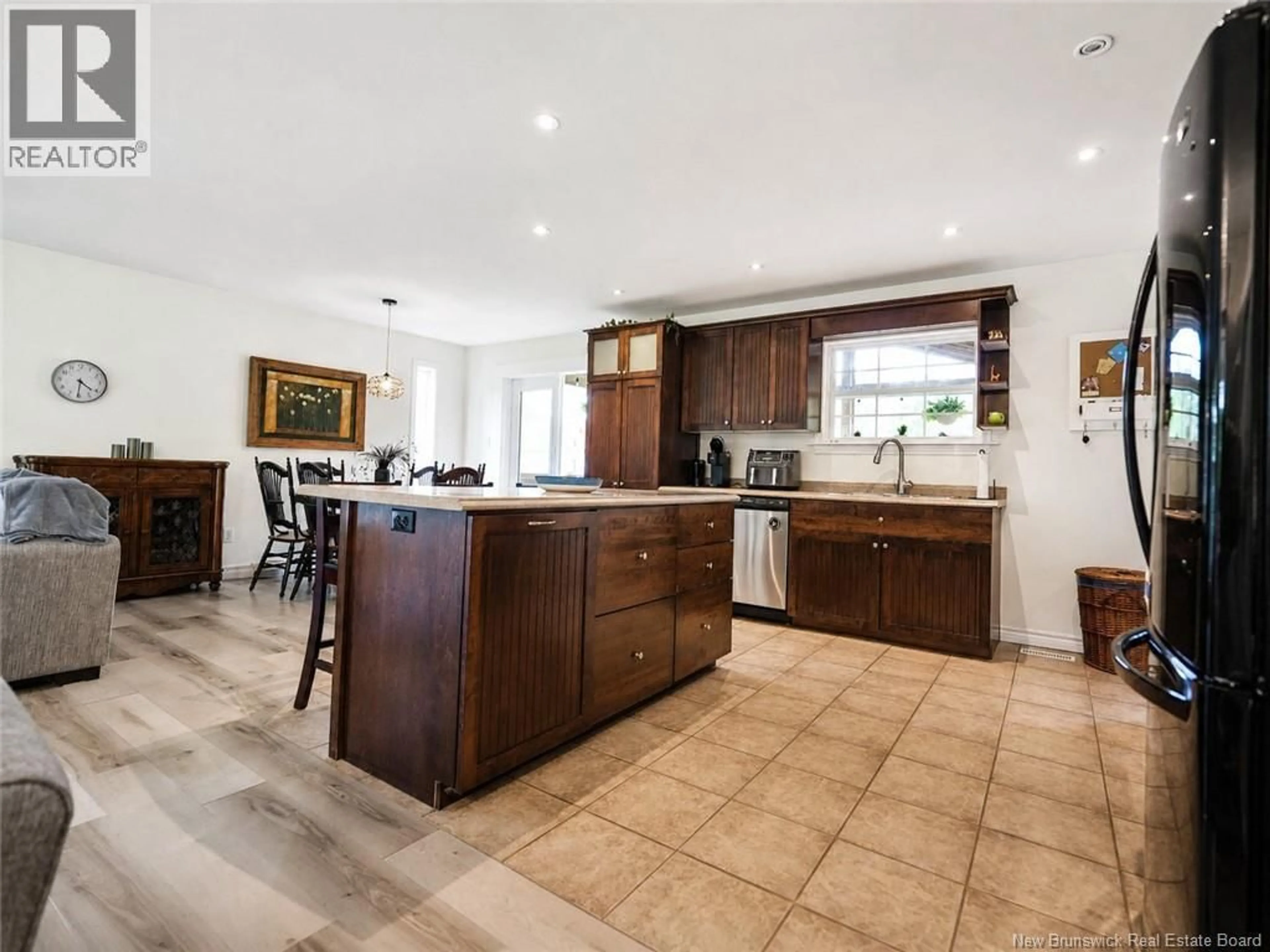 Open concept kitchen, ceramic/tile floor for 1745 ROUTE 112, Upper Coverdale New Brunswick E1J1Y2