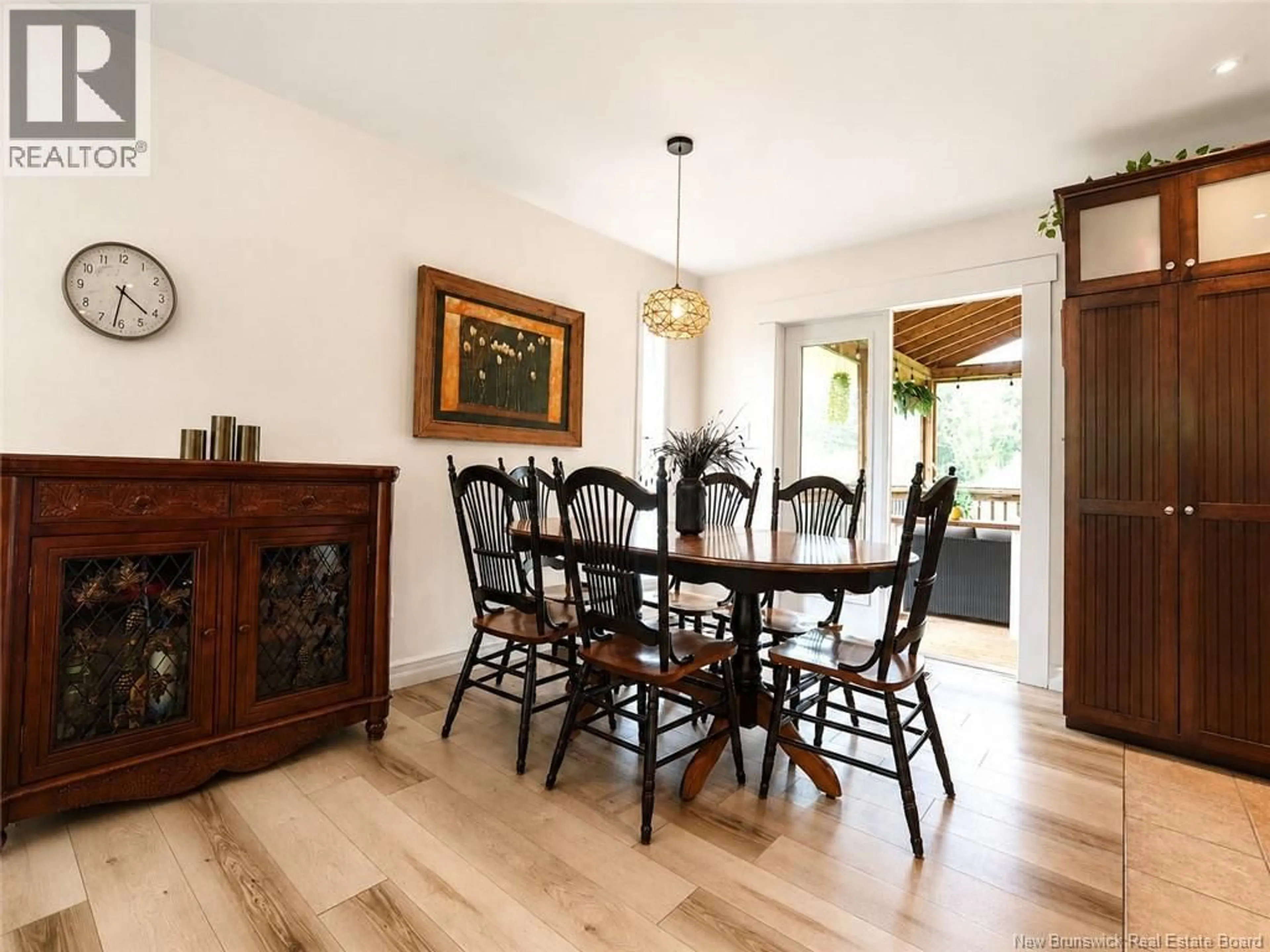 Dining room, wood/laminate floor for 1745 ROUTE 112, Upper Coverdale New Brunswick E1J1Y2