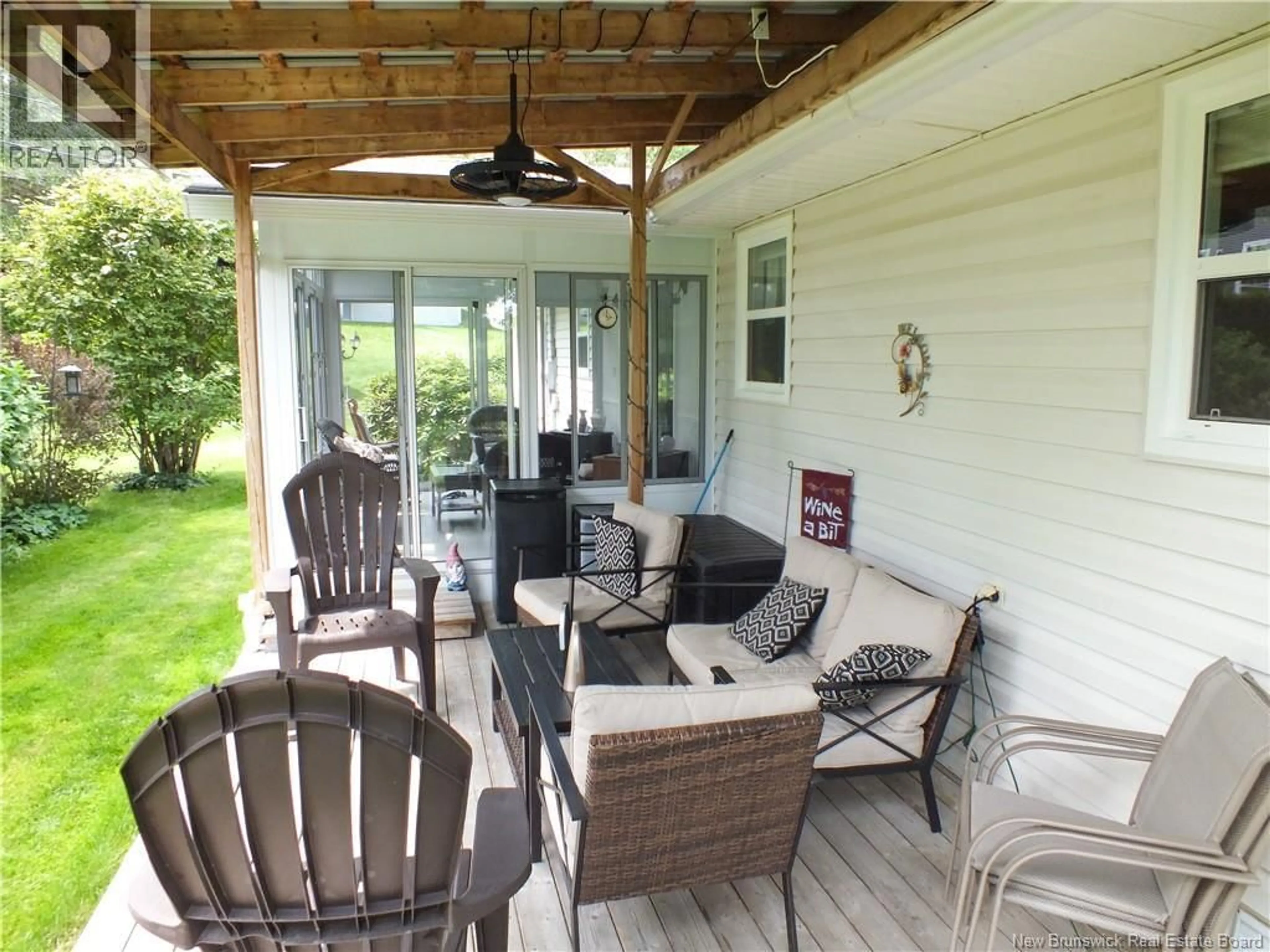 Patio, water/lake/river/ocean view for 111 BICENTENNIAL DRIVE, Woodstock New Brunswick E7M6A8