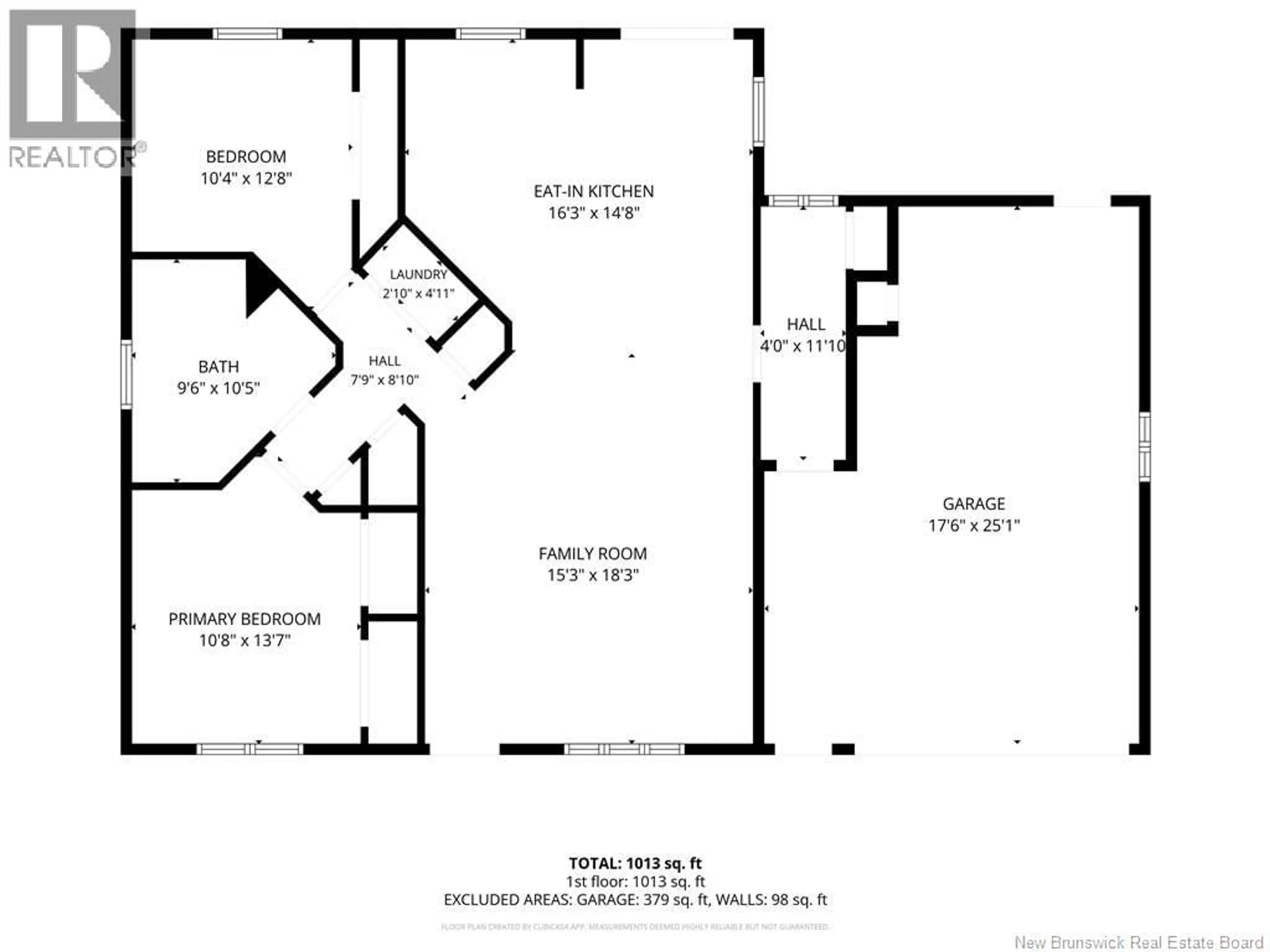 Floor plan for 102 MALLET STREET, Eel River Crossing New Brunswick E8E1S1