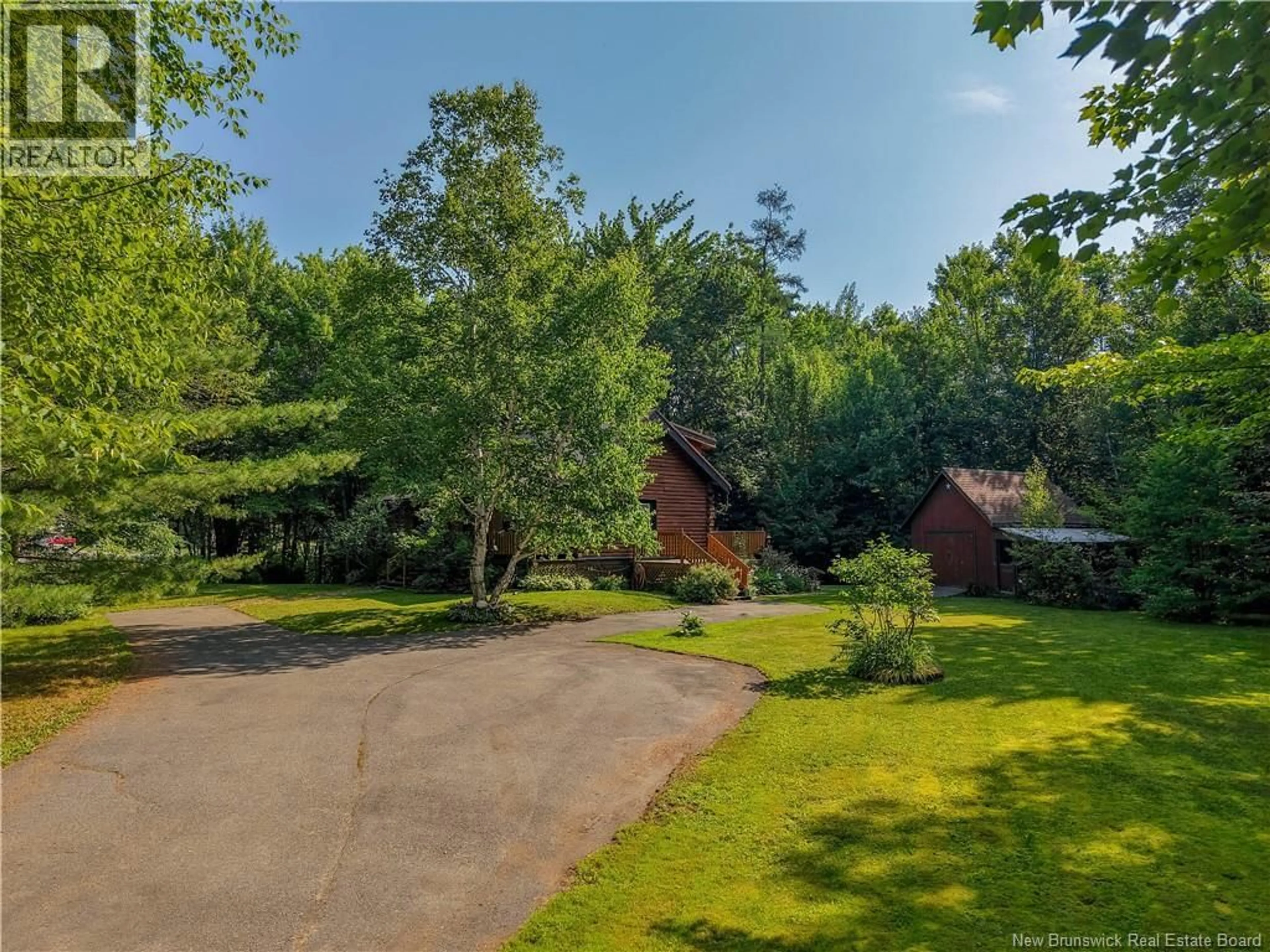 A pic from outside/outdoor area/front of a property/back of a property/a pic from drone, forest/trees view for 2112 HANWELL ROAD, Hanwell New Brunswick E3C1M8