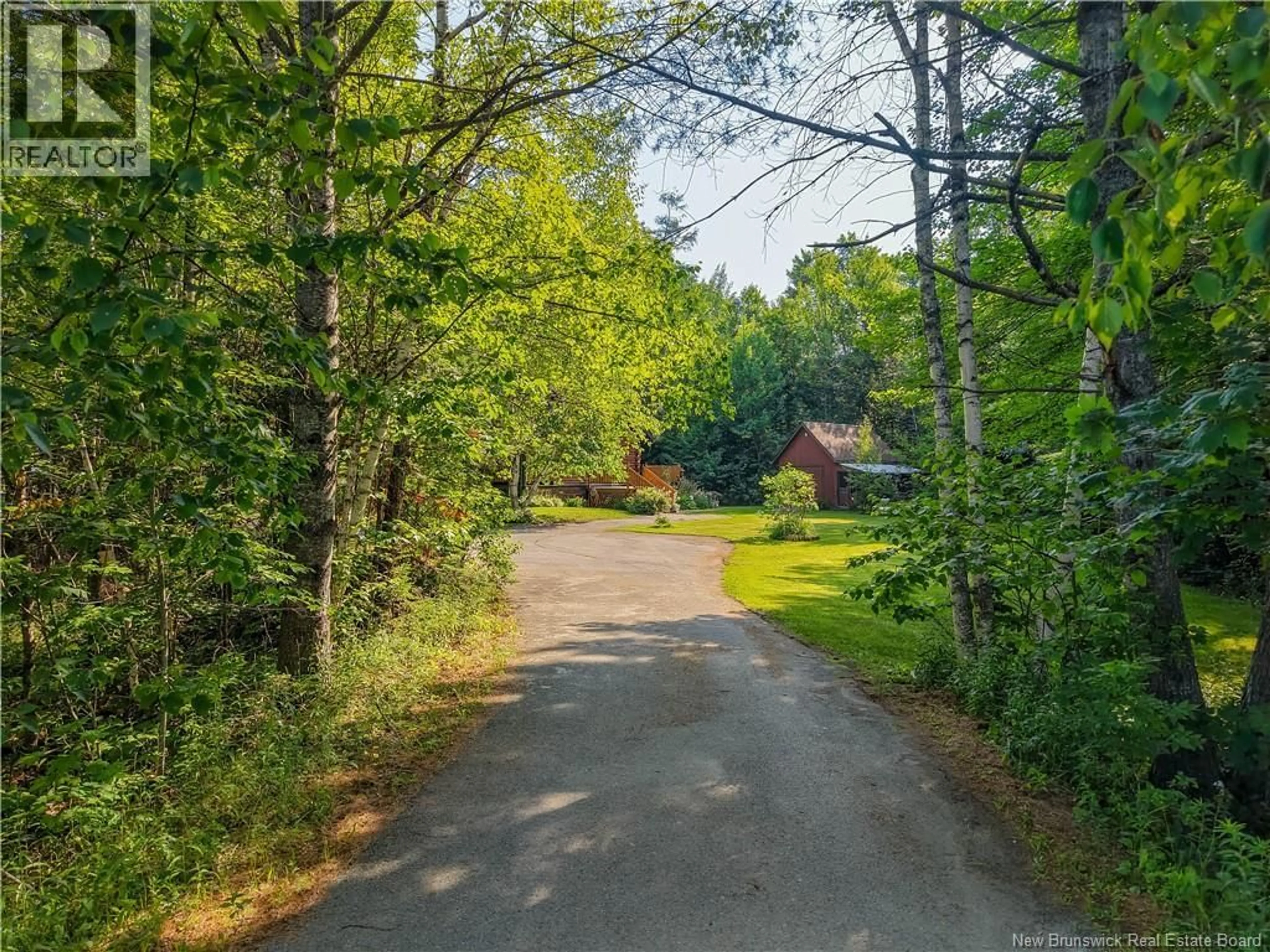 A pic from outside/outdoor area/front of a property/back of a property/a pic from drone, forest/trees view for 2112 HANWELL ROAD, Hanwell New Brunswick E3C1M8