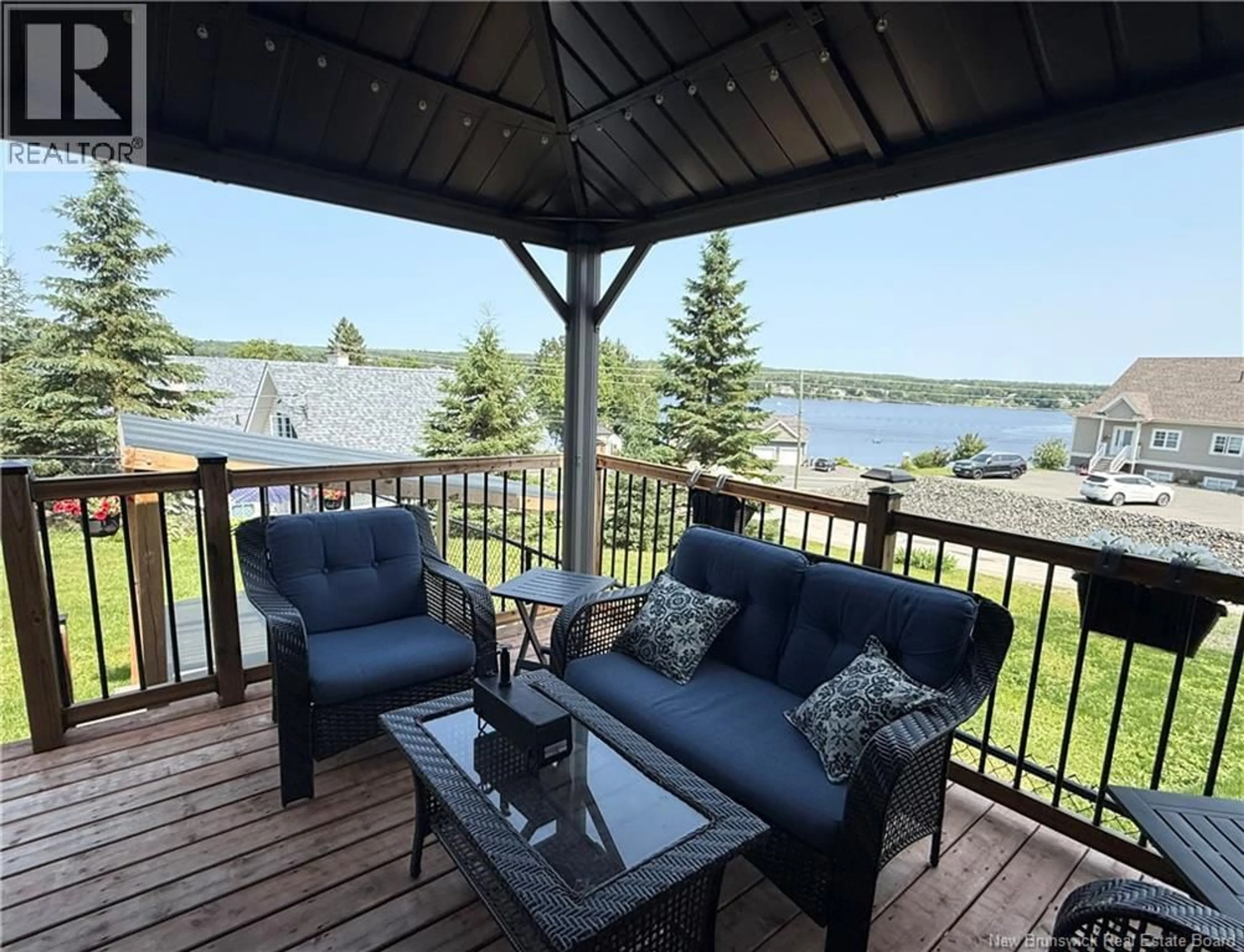 Patio, water/lake/river/ocean view for 6 BUSHVILLE DRIVE, Miramichi New Brunswick E1N4R4