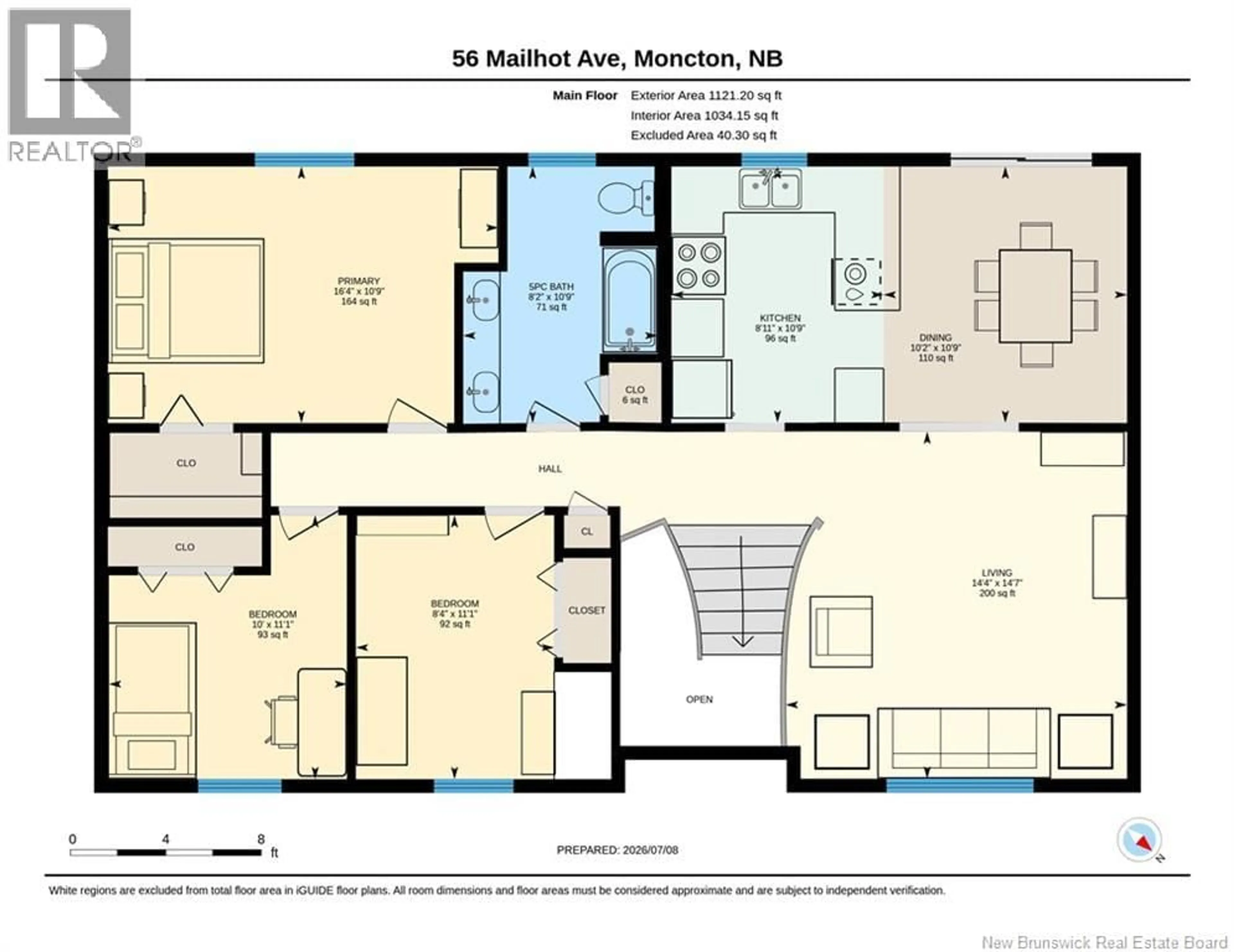 Floor plan for 56 MAILHOT AVENUE, Moncton New Brunswick E1G1V1