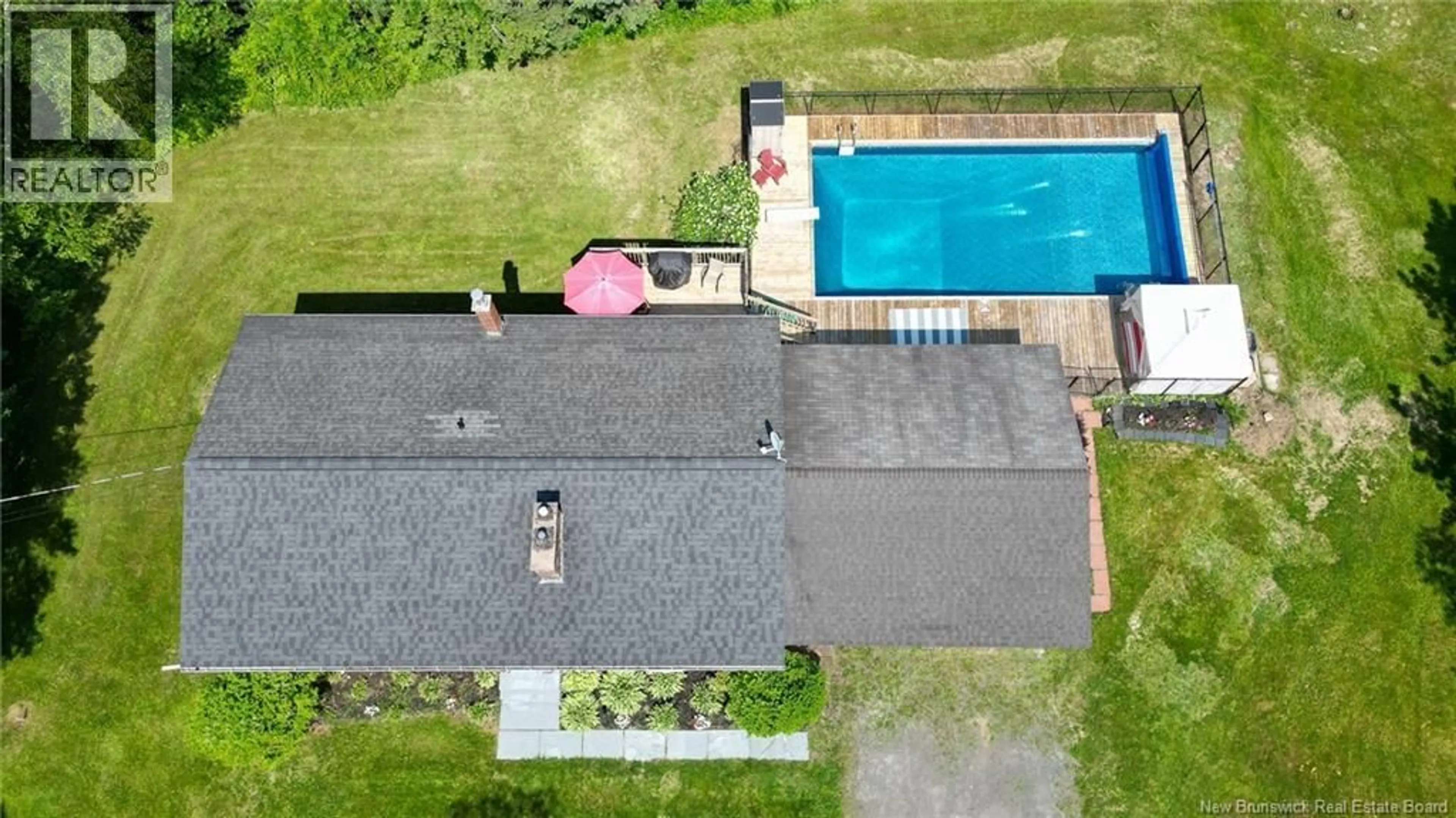 A pic from outside/outdoor area/front of a property/back of a property/a pic from drone, water/lake/river/ocean view for 144 ROCKY ROAD, Keswick Ridge New Brunswick E6L1V2