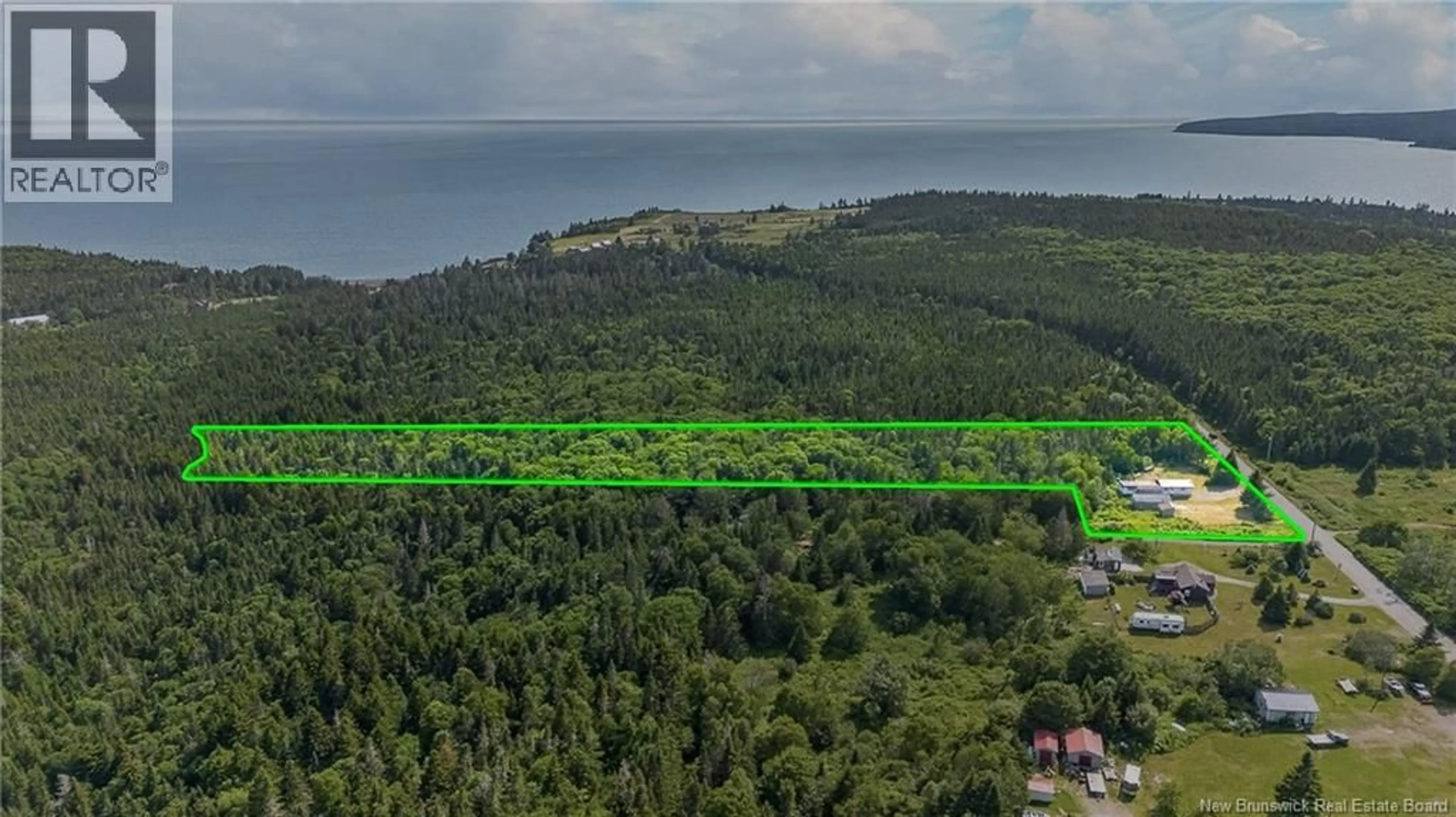 A pic from outside/outdoor area/front of a property/back of a property/a pic from drone, water/lake/river/ocean view for 50 MOORE ROAD, Black River New Brunswick E2S2A6
