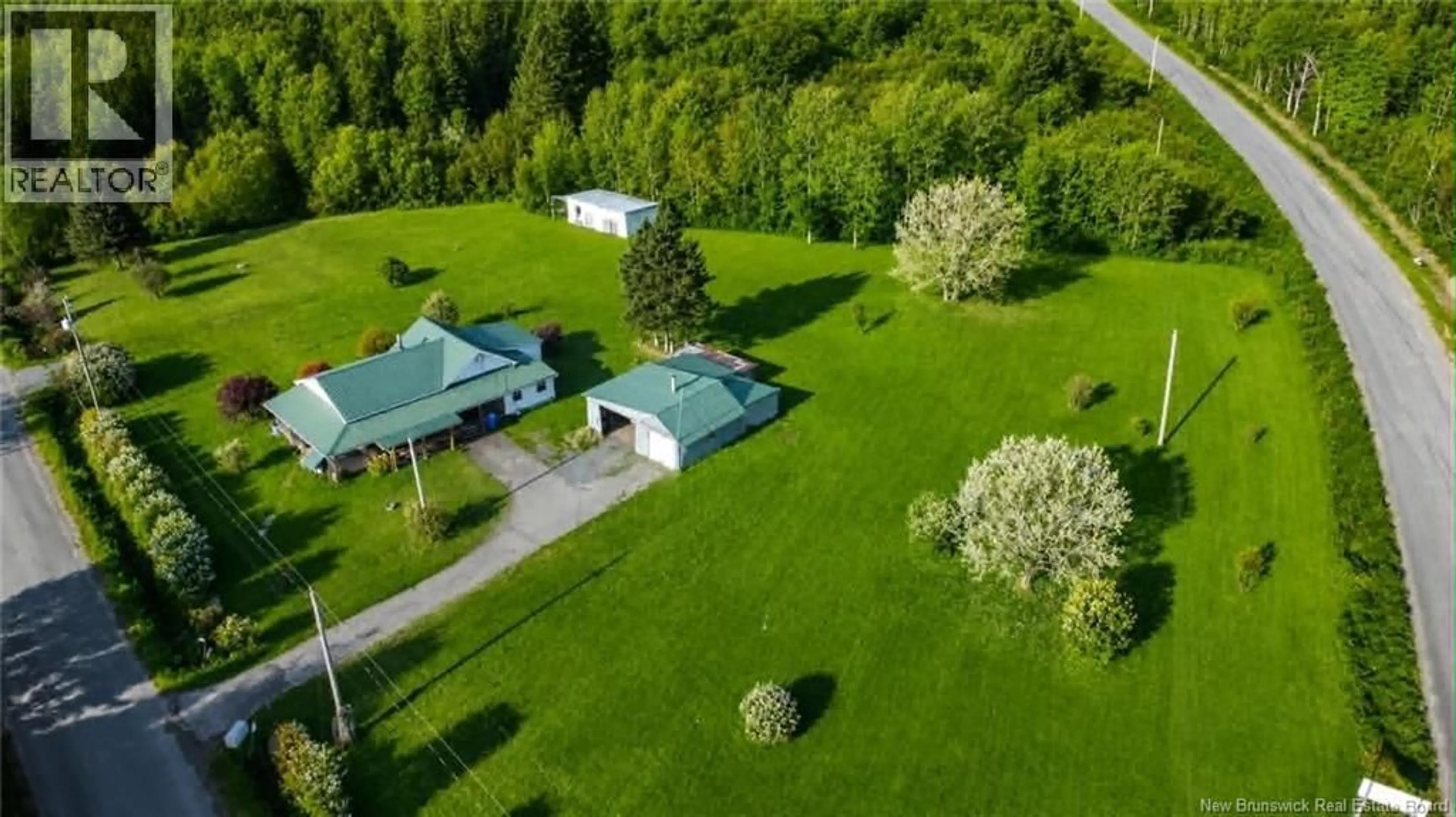 A pic from outside/outdoor area/front of a property/back of a property/a pic from drone, unknown for 383 LUMBER ROAD, Peel New Brunswick E7L4E1