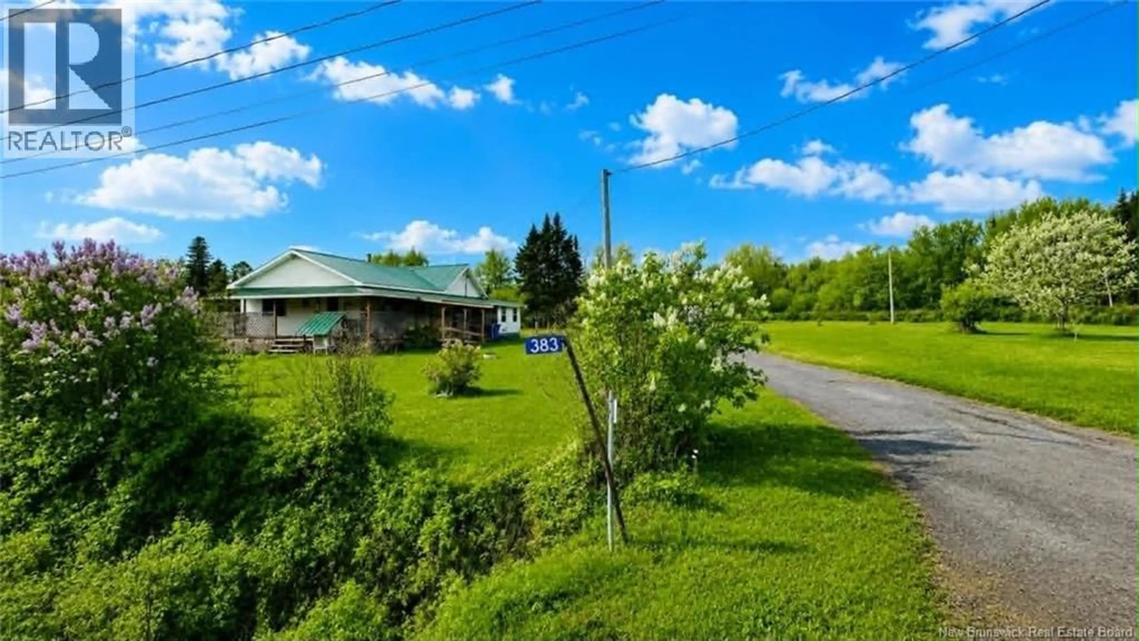 A pic from outside/outdoor area/front of a property/back of a property/a pic from drone, unknown for 383 LUMBER ROAD, Peel New Brunswick E7L4E1