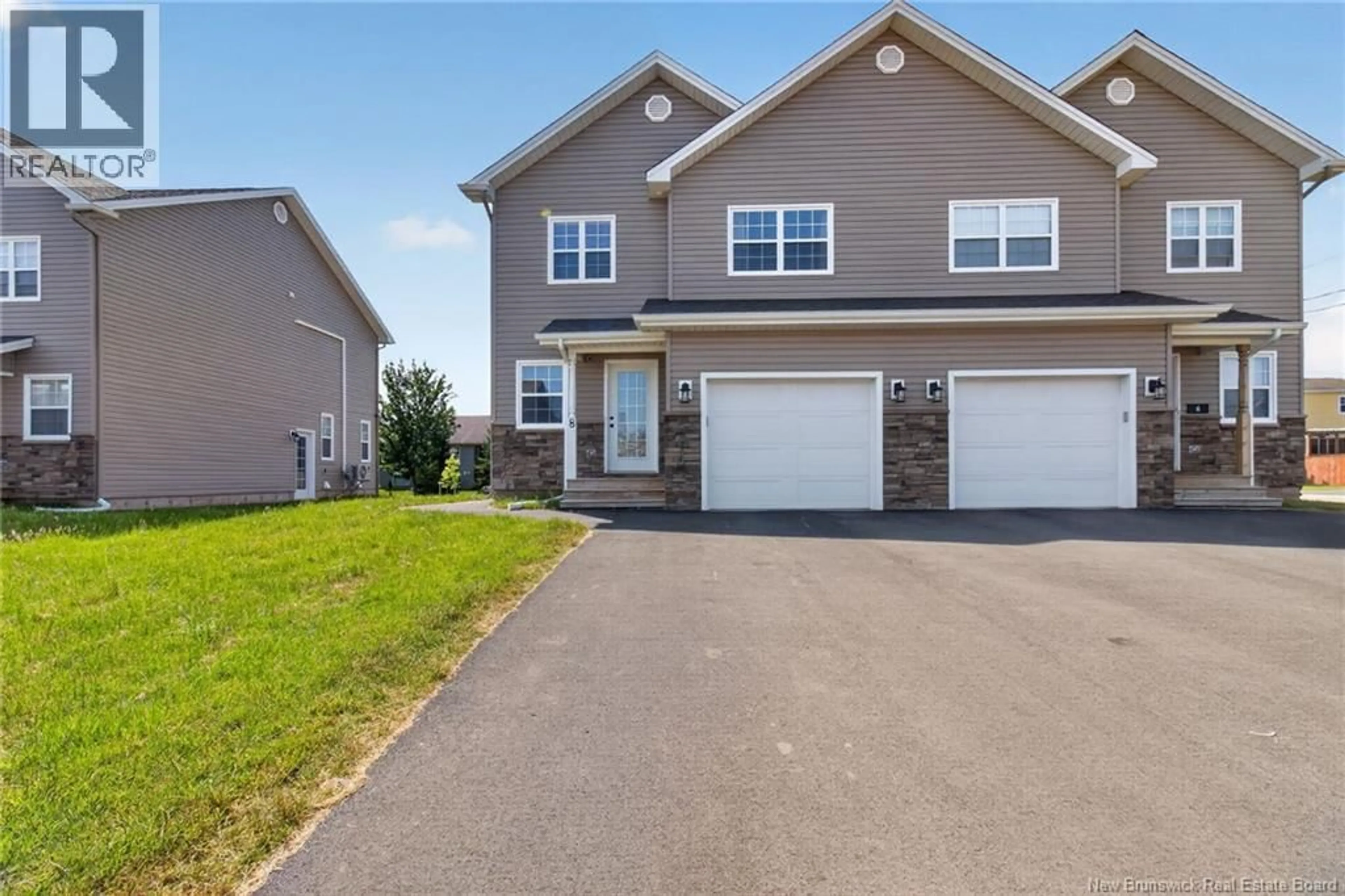 Home with vinyl exterior material, street for 8 ROCHEFORT STREET, Dieppe New Brunswick E1A6S4