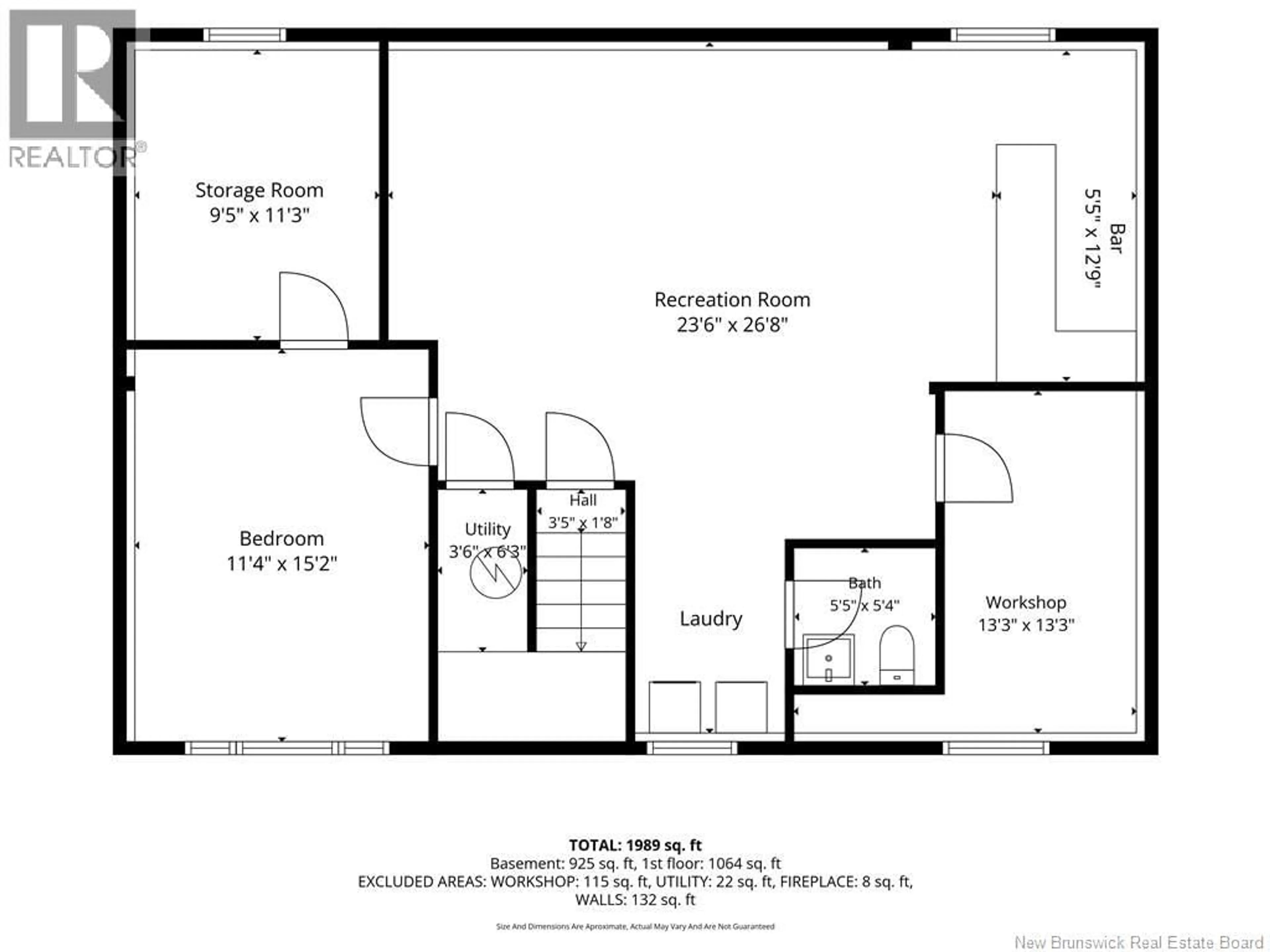 Floor plan for 796 ROYAL, Memramcook New Brunswick E4K2R4