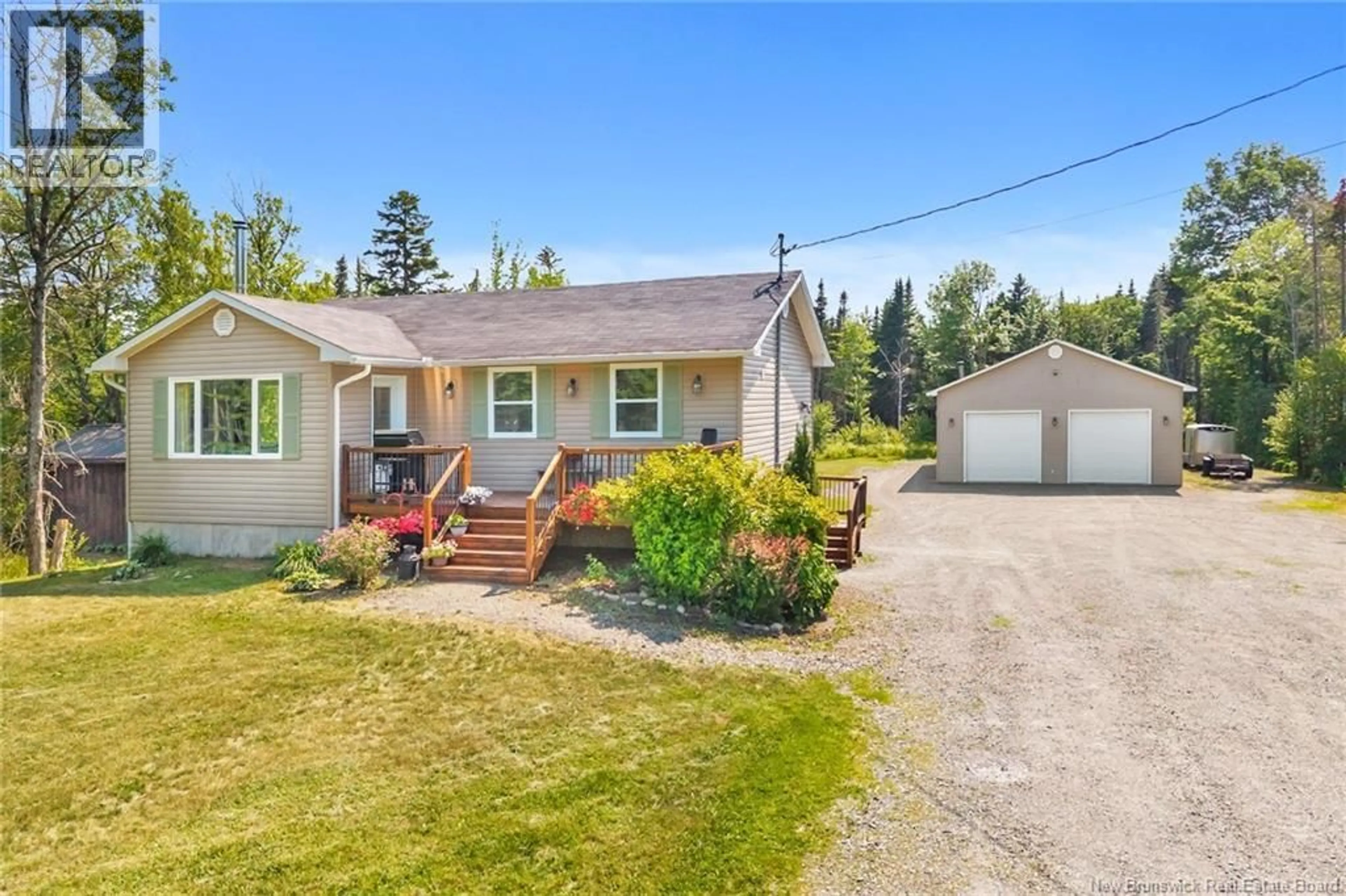 A pic from outside/outdoor area/front of a property/back of a property/a pic from drone, street for 2405 620 ROUTE, Royal Road New Brunswick E3A6N6