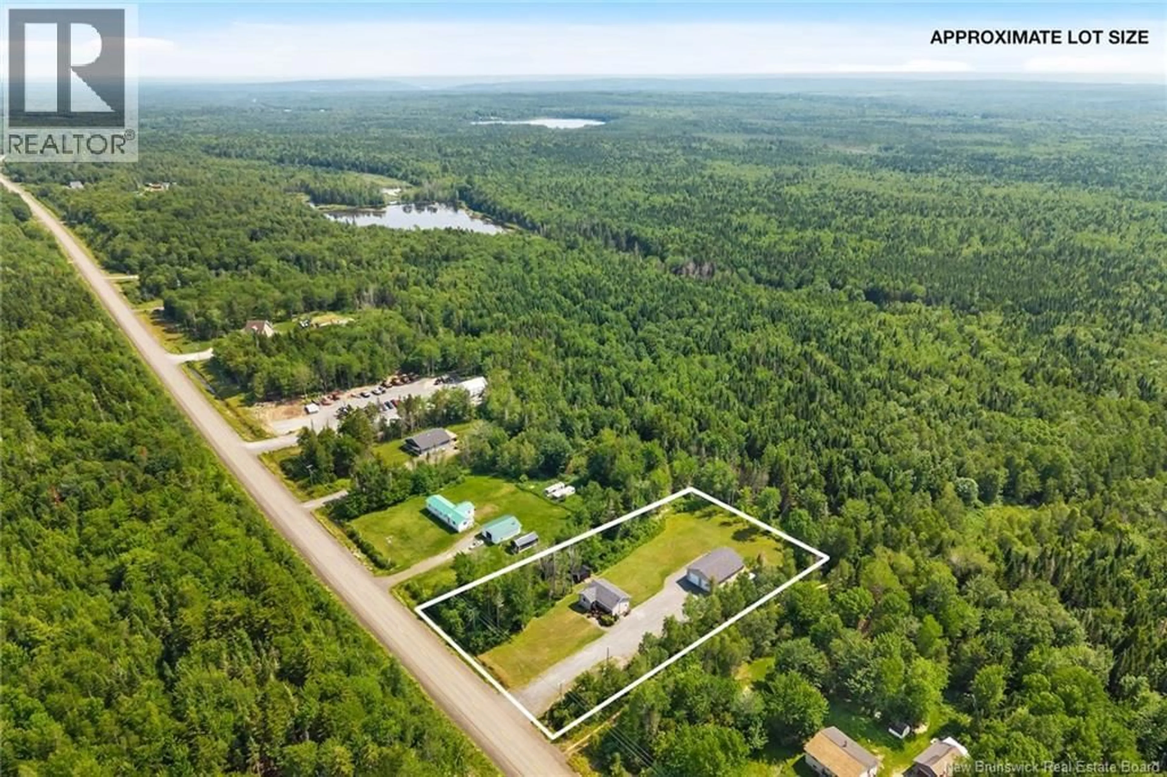 A pic from outside/outdoor area/front of a property/back of a property/a pic from drone, forest/trees view for 2405 620 ROUTE, Royal Road New Brunswick E3A6N6