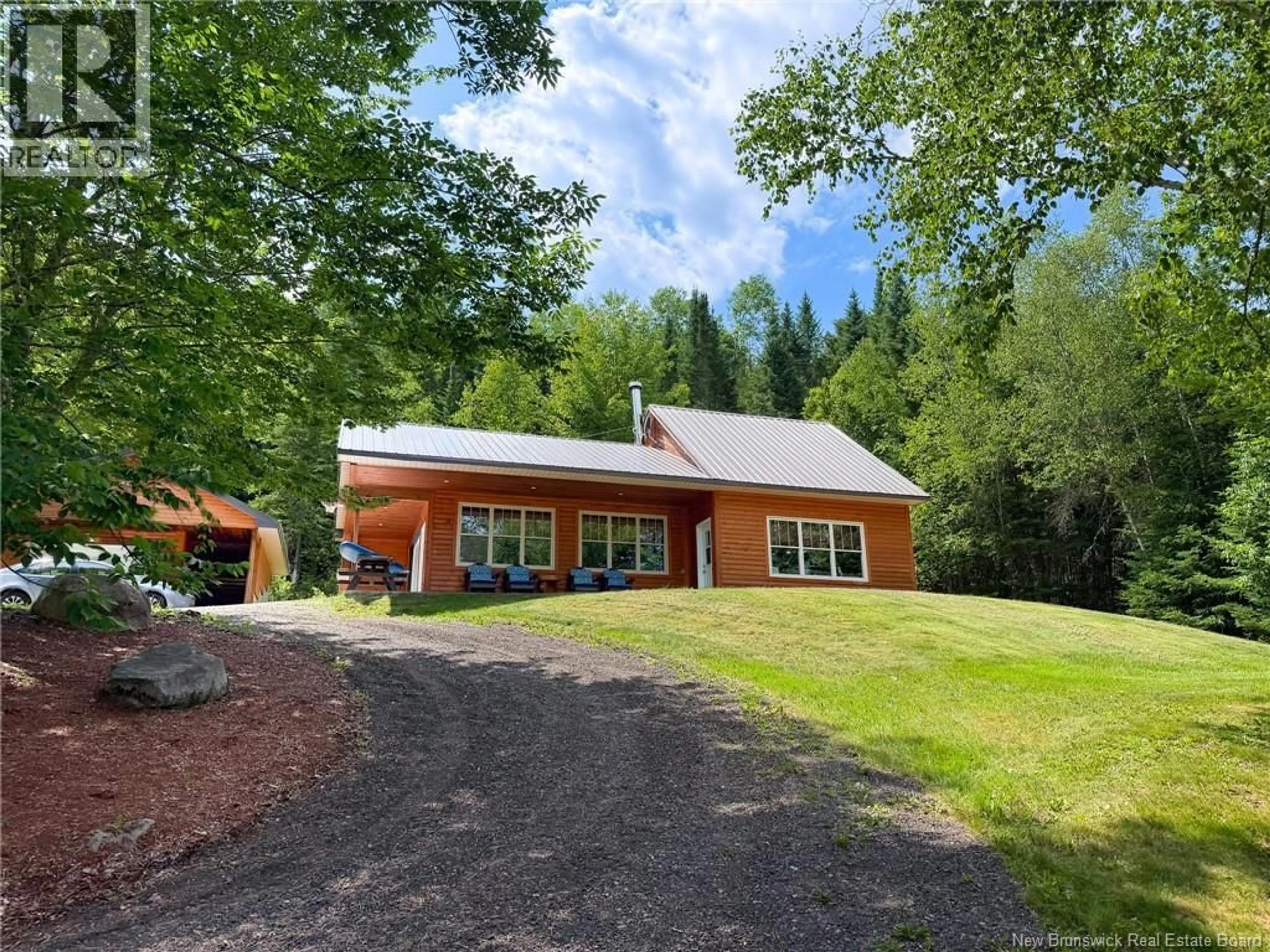 A pic from outside/outdoor area/front of a property/back of a property/a pic from drone, mountain view for 22 COMEAU LANE, New Market New Brunswick E6K0A3