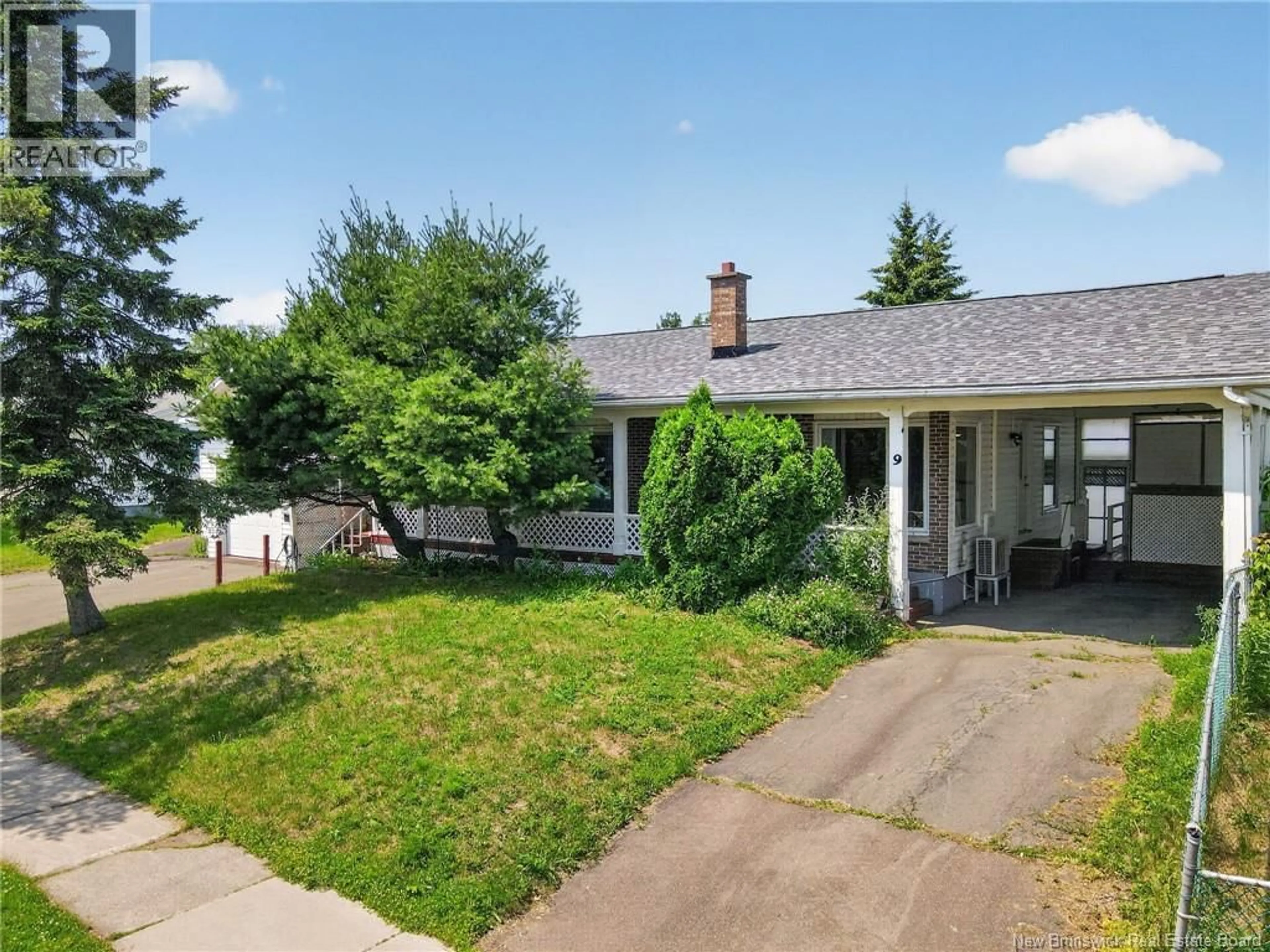 A pic from outside/outdoor area/front of a property/back of a property/a pic from drone, street for 9 KEENAN DRIVE, Moncton New Brunswick E1A3P8