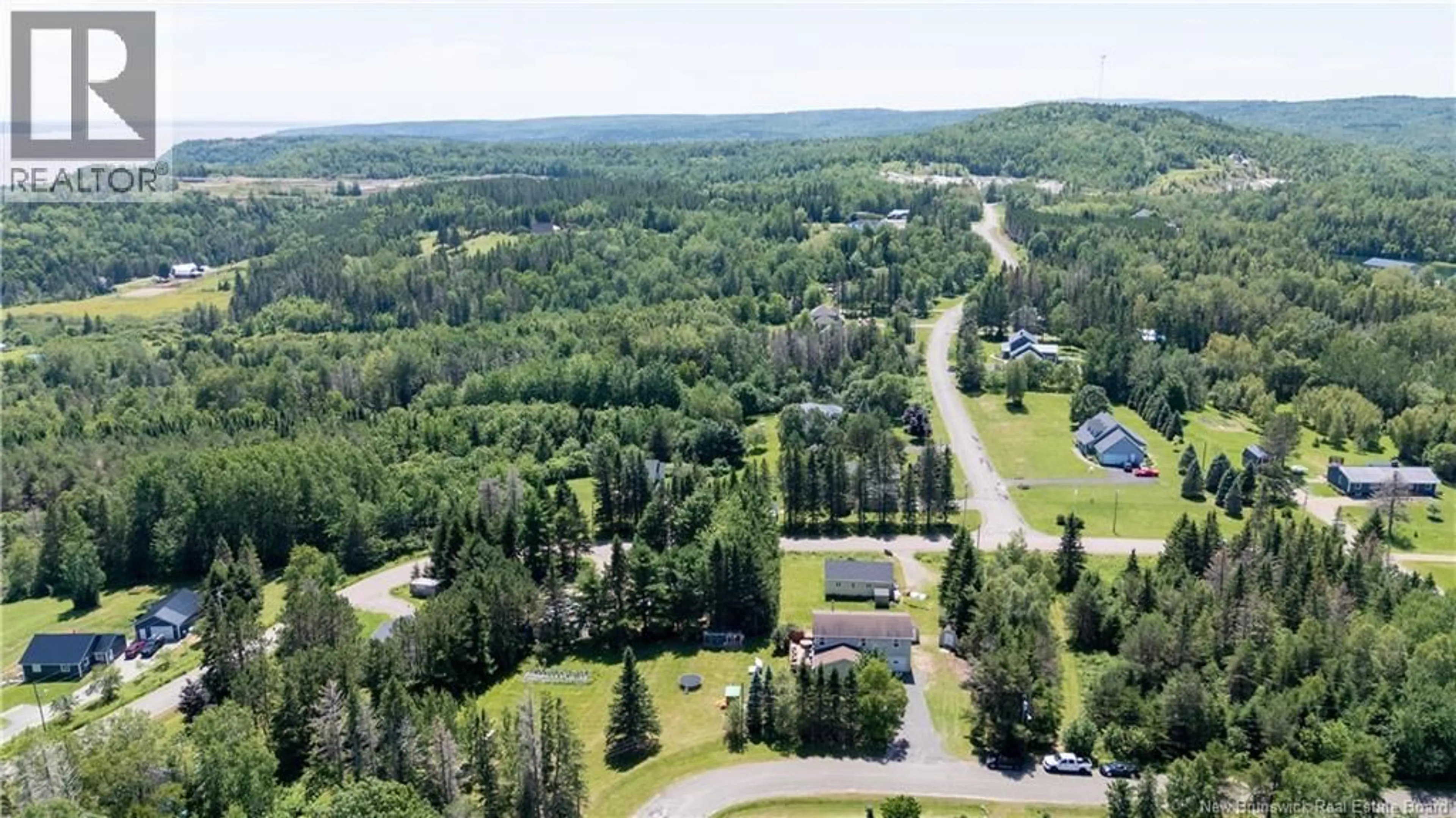 A pic from outside/outdoor area/front of a property/back of a property/a pic from drone, forest/trees view for 41 GREEN HILL DRIVE, Hillsborough New Brunswick E4H2V4
