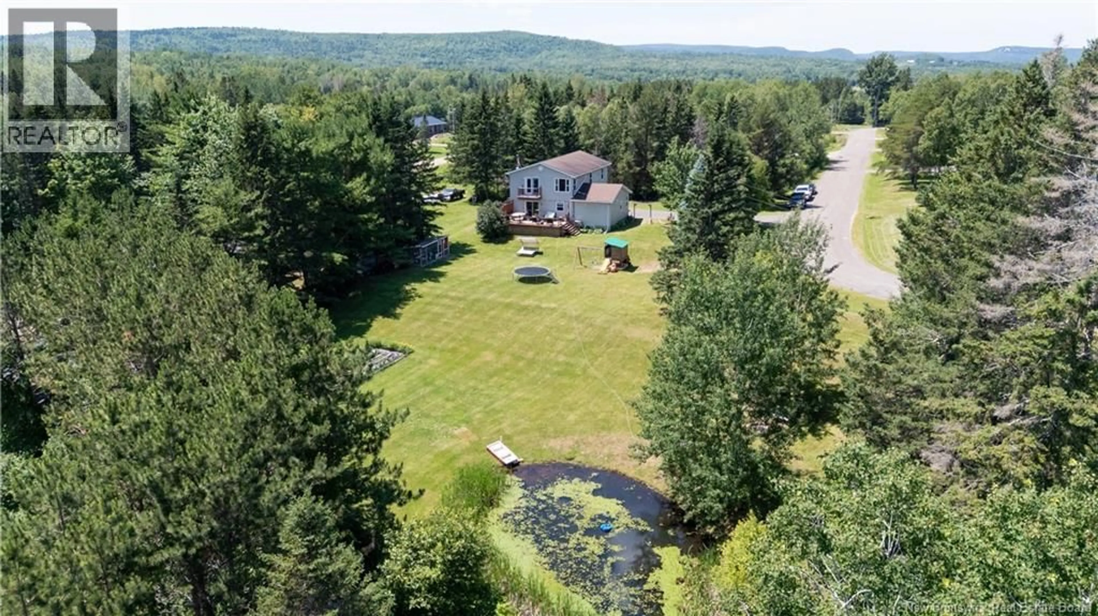 A pic from outside/outdoor area/front of a property/back of a property/a pic from drone, water/lake/river/ocean view for 41 GREEN HILL DRIVE, Hillsborough New Brunswick E4H2V4