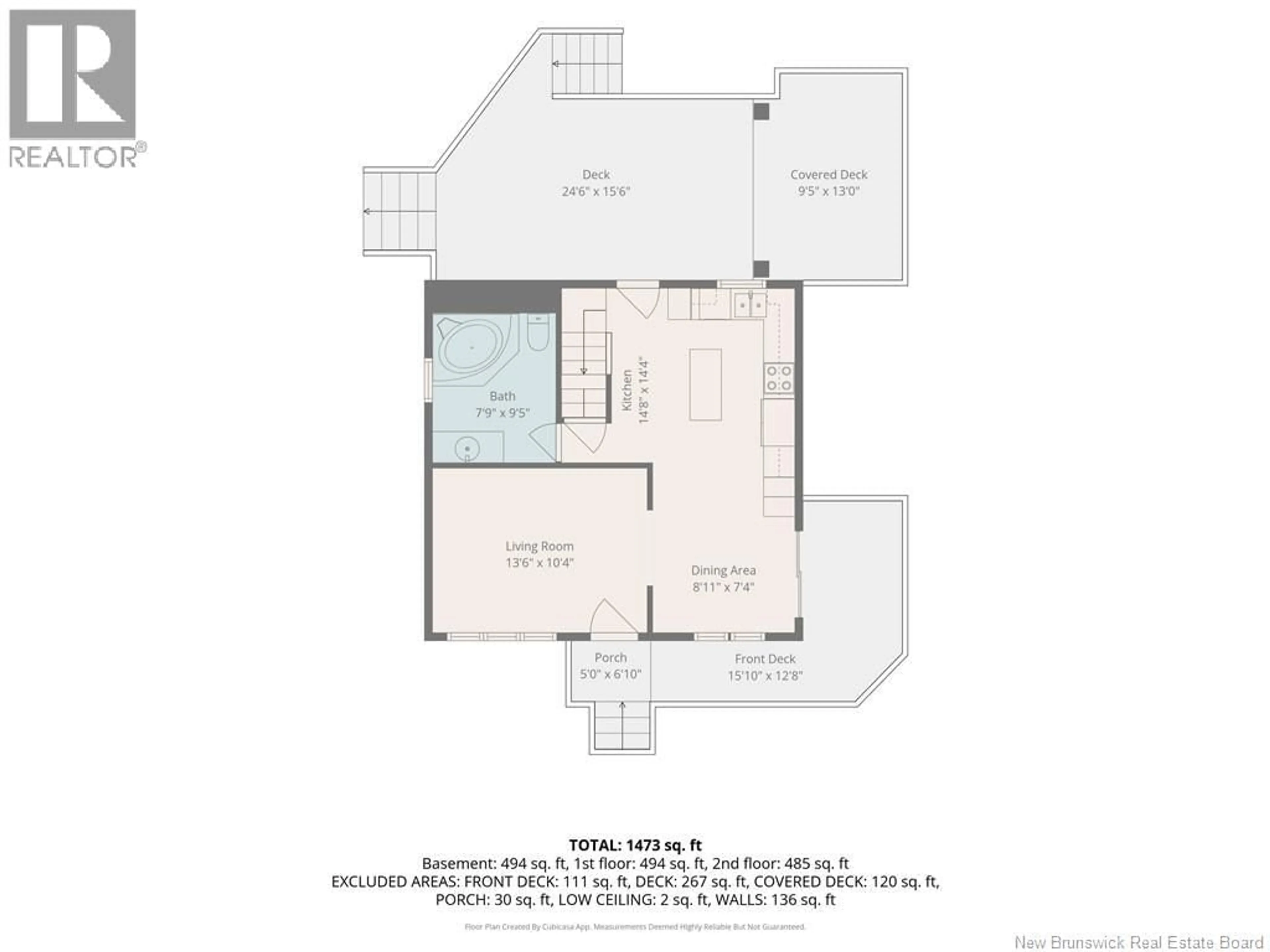 Floor plan for 191 RENFREW, Dalhousie New Brunswick E8C2J3