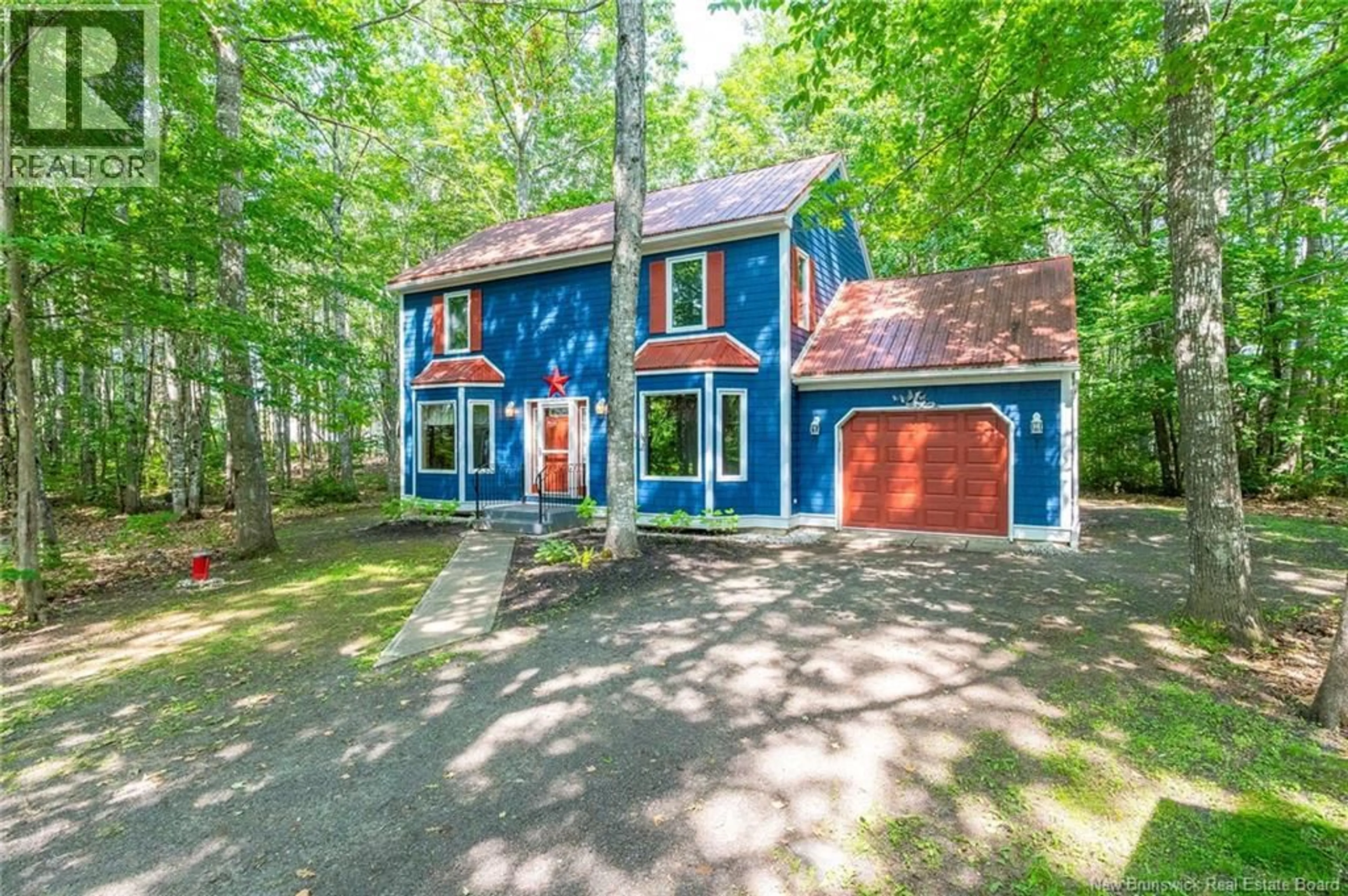 Home with vinyl exterior material, street for 42 ROY SCENIC DRIVE, Irishtown New Brunswick E1H2N7