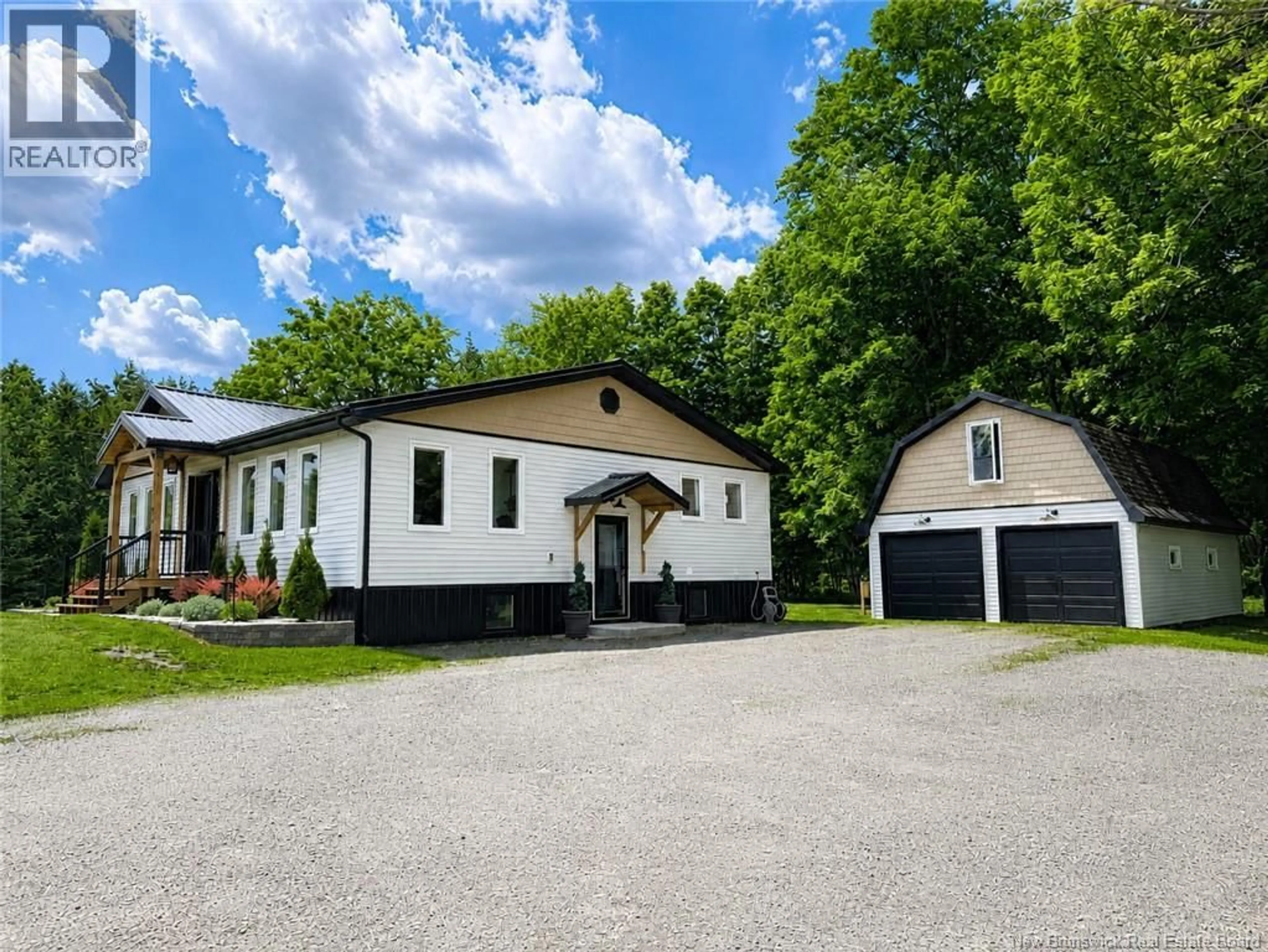 A pic from outside/outdoor area/front of a property/back of a property/a pic from drone, street for 11726 ROUTE 126, Collette New Brunswick E4Y2T2