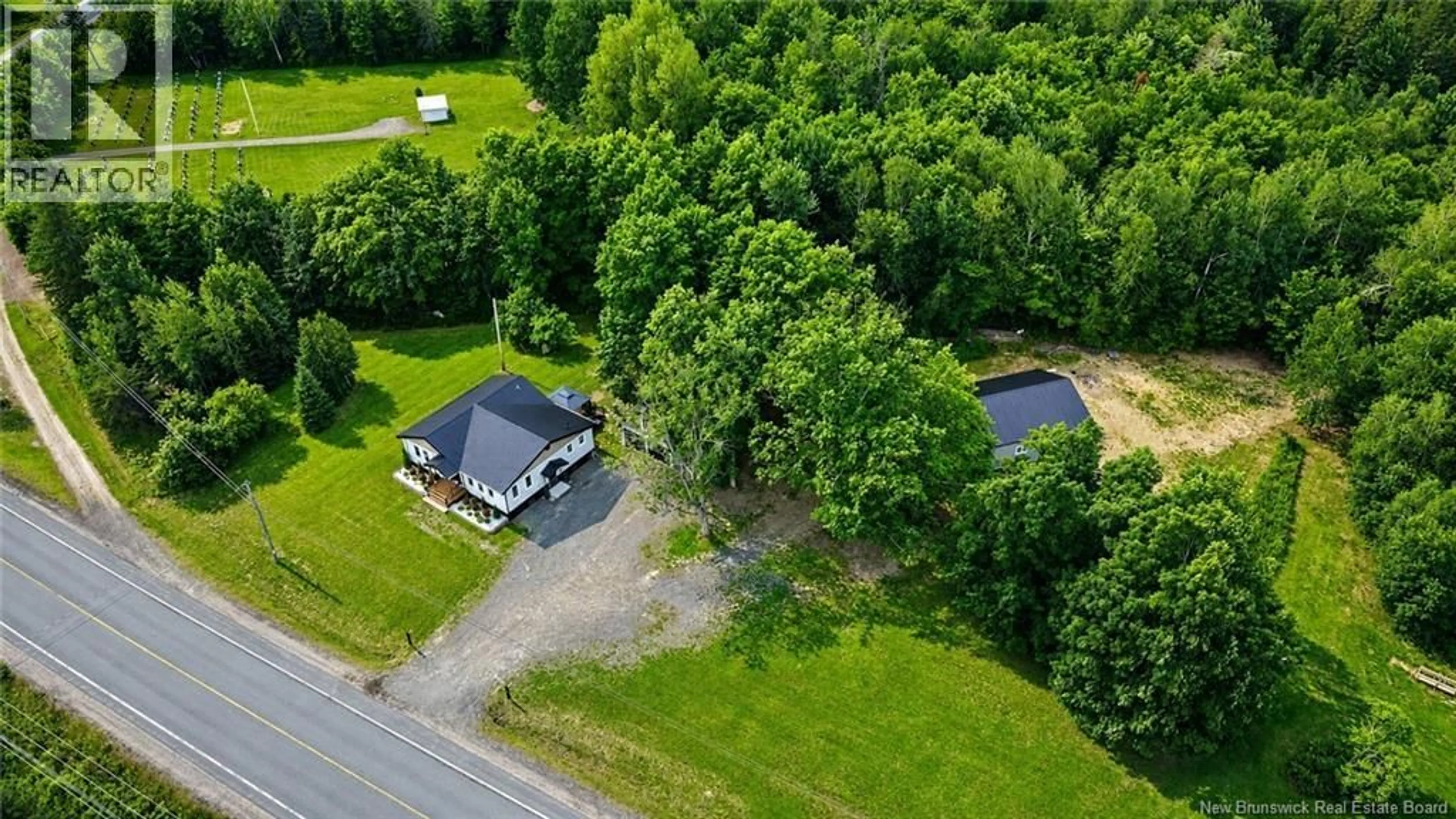 A pic from outside/outdoor area/front of a property/back of a property/a pic from drone, unknown for 11726 ROUTE 126, Collette New Brunswick E4Y2T2