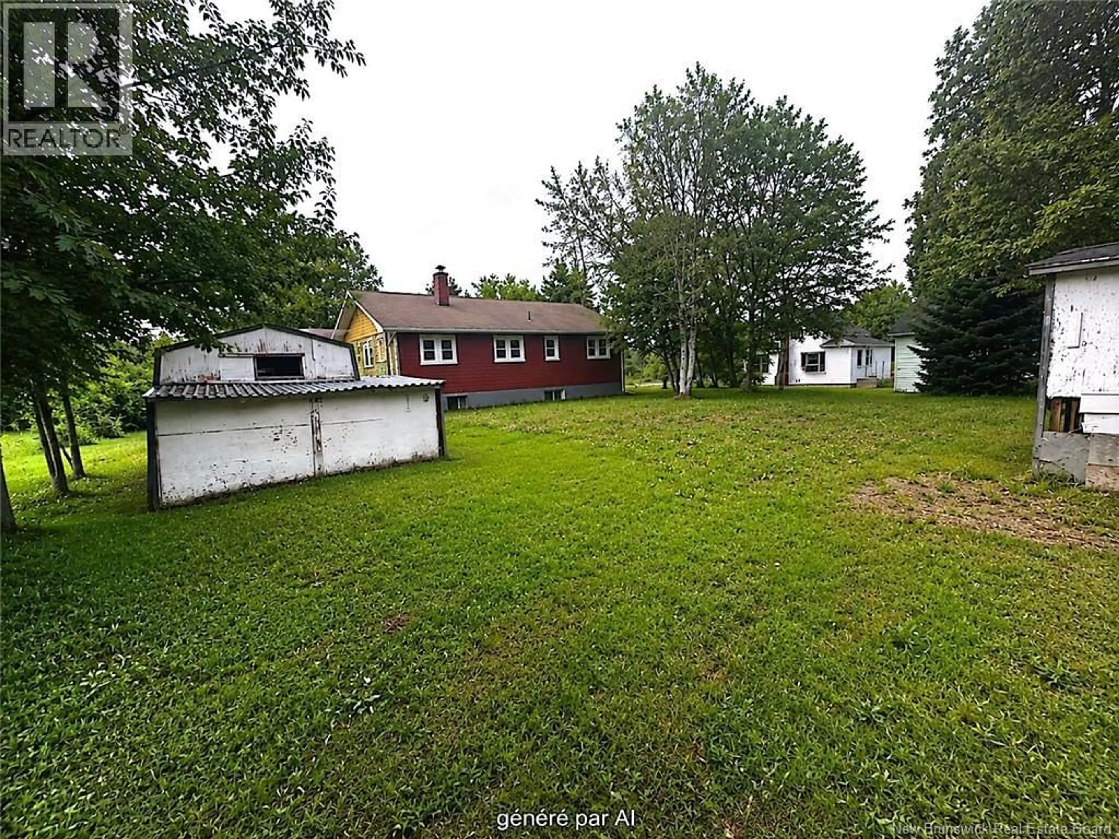 A pic from outside/outdoor area/front of a property/back of a property/a pic from drone, water/lake/river/ocean view for 3865 BLVD DES FONDATEURS BLVD, Saint-Isidore New Brunswick E8M1B7
