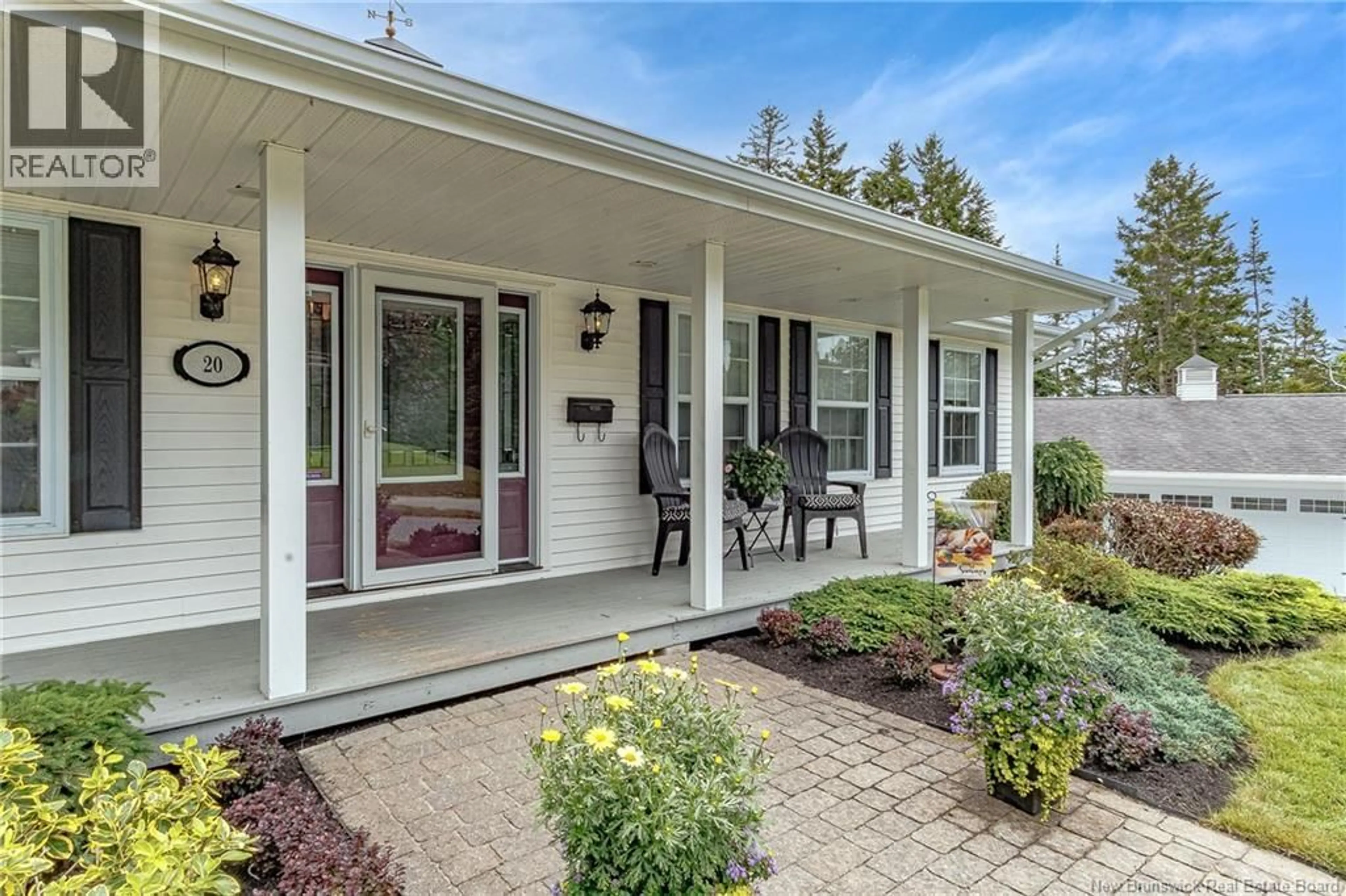 Home with vinyl exterior material, street for 20 GIBBON AVENUE, Saint John New Brunswick E2N1N8