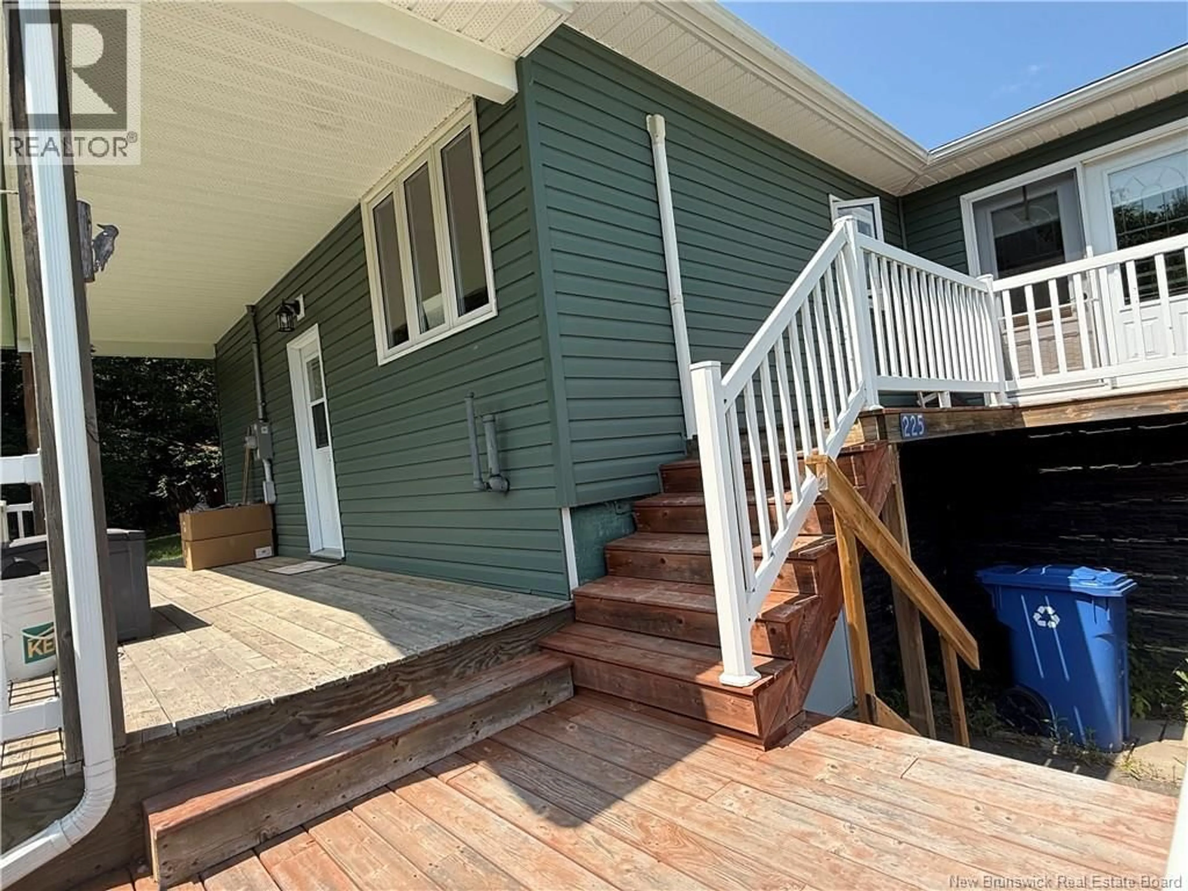 Home with vinyl exterior material, street for 225 SISSON RIDGE ROAD, Sisson Ridge New Brunswick E7G3X8