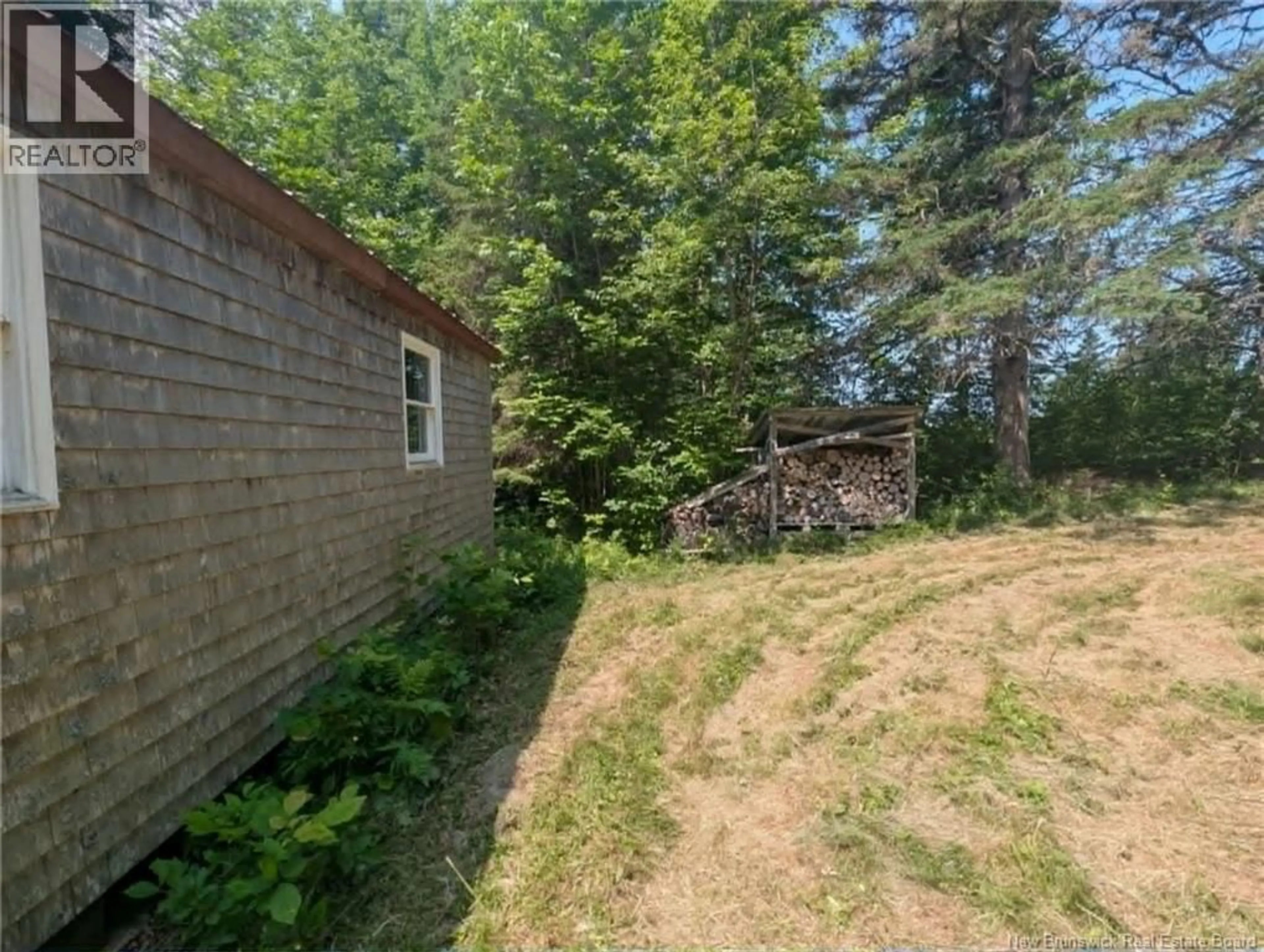 A pic from outside/outdoor area/front of a property/back of a property/a pic from drone, forest/trees view for 1880 KNIGHTVILLE ROAD, Anagance New Brunswick E4C3V1