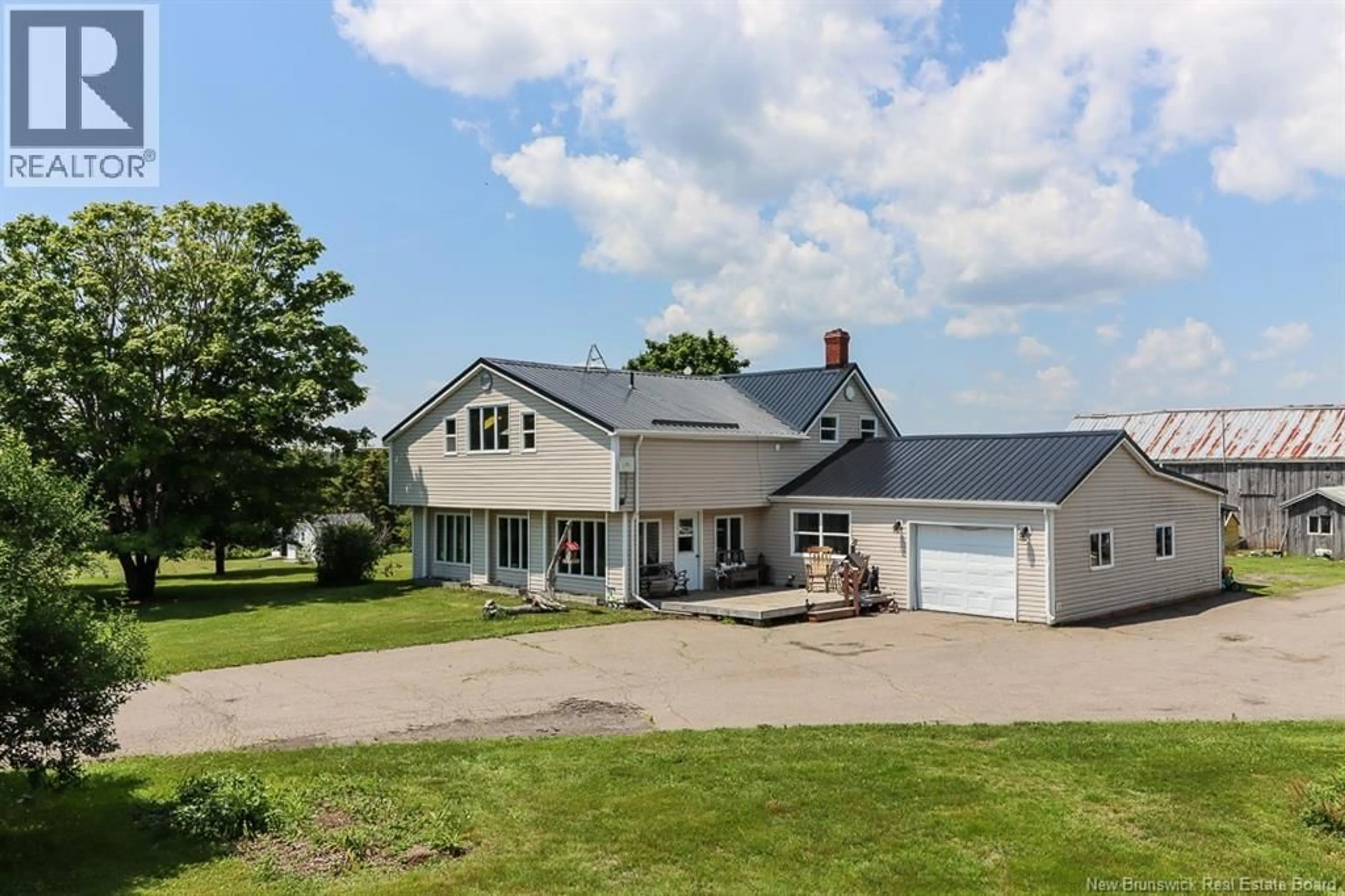A pic from outside/outdoor area/front of a property/back of a property/a pic from drone, street for 1227 ROUTE 825, Gardner Creek New Brunswick E2S2A8