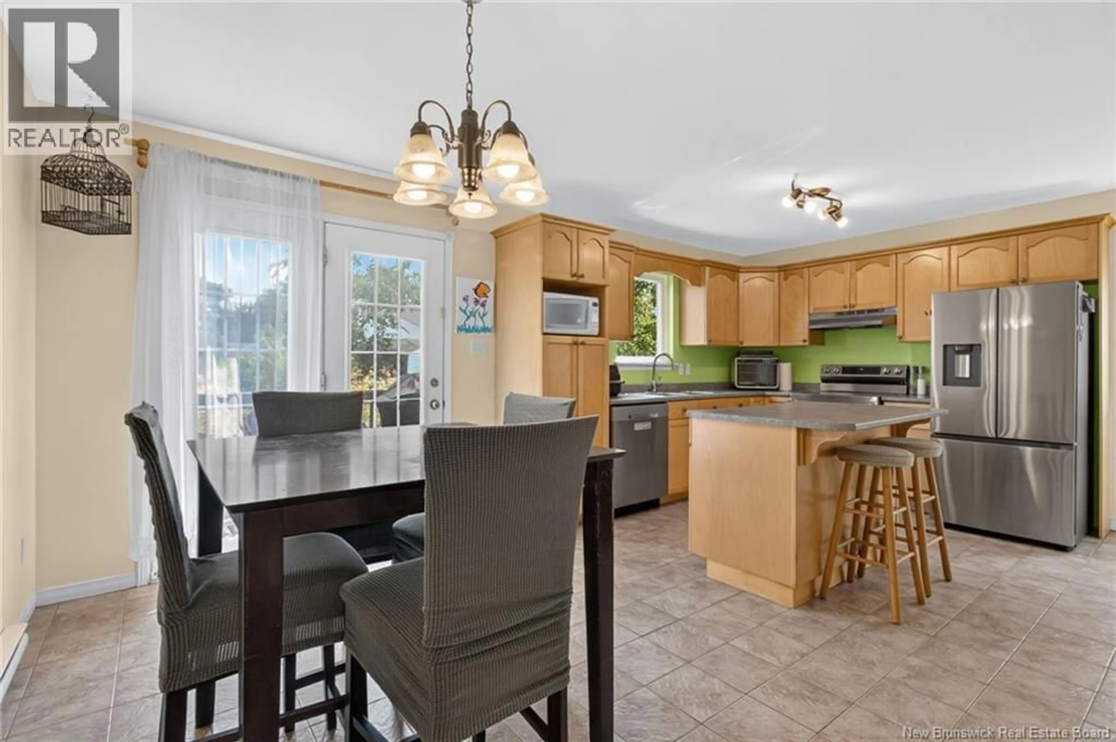 Open concept kitchen, ceramic/tile floor for 24 STONEHAM, Moncton New Brunswick E1G4Z6