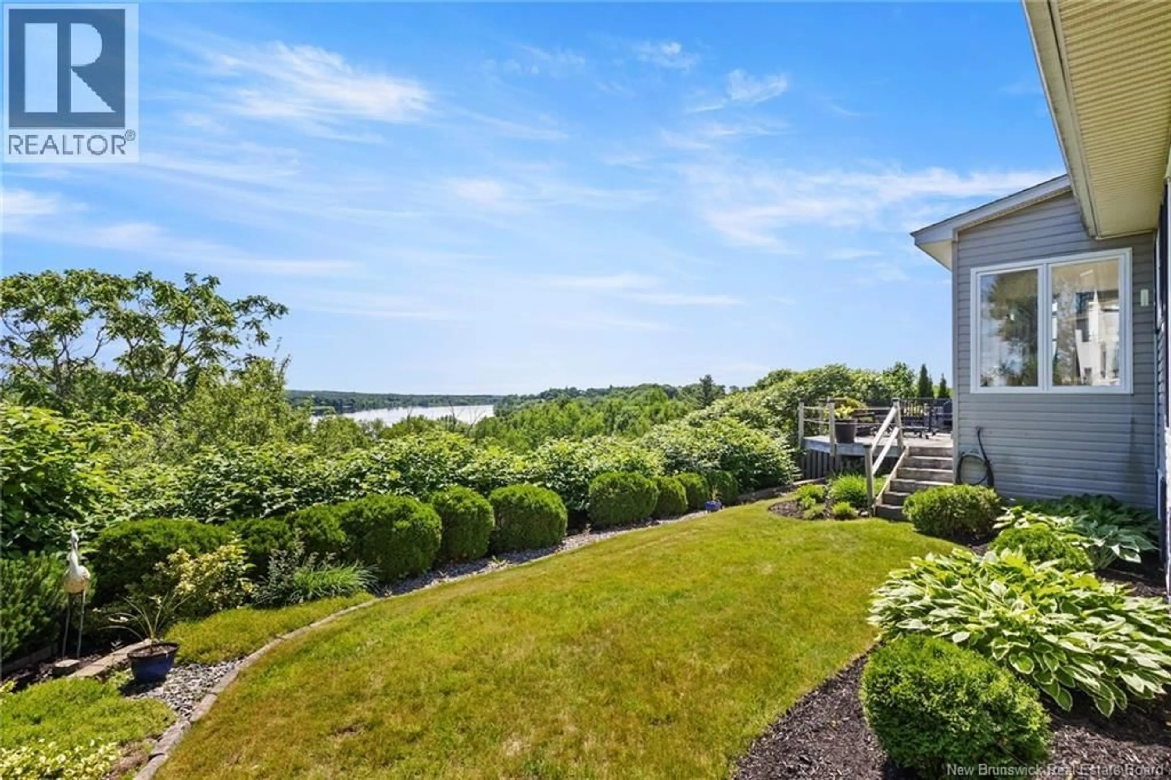Patio, water/lake/river/ocean view for 407 ASPENDALE LANE, Fredericton New Brunswick E3B6Y3