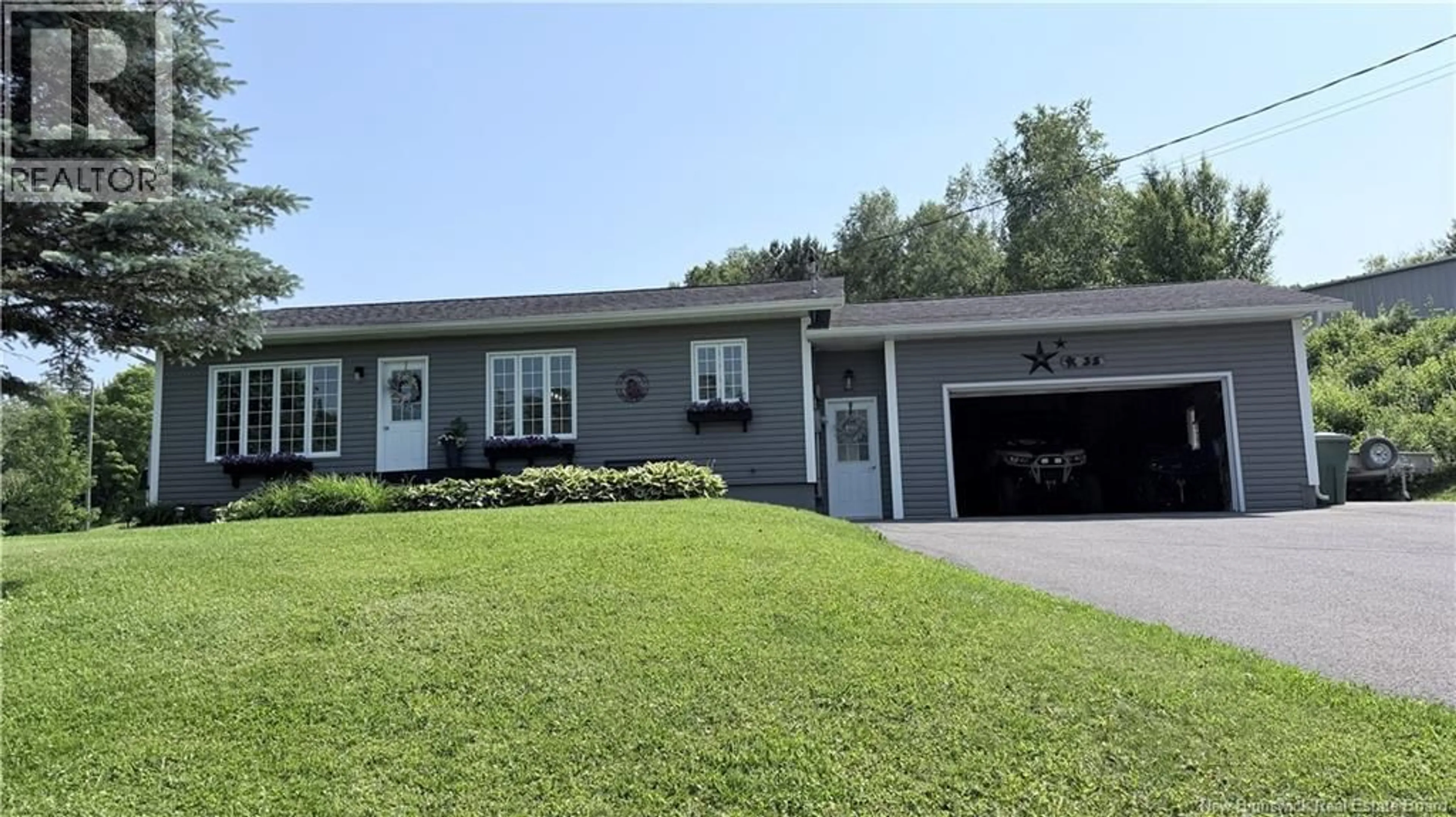 Home with vinyl exterior material, street for 35 MICHAUD STREET, Grand Falls New Brunswick E3Z1L5