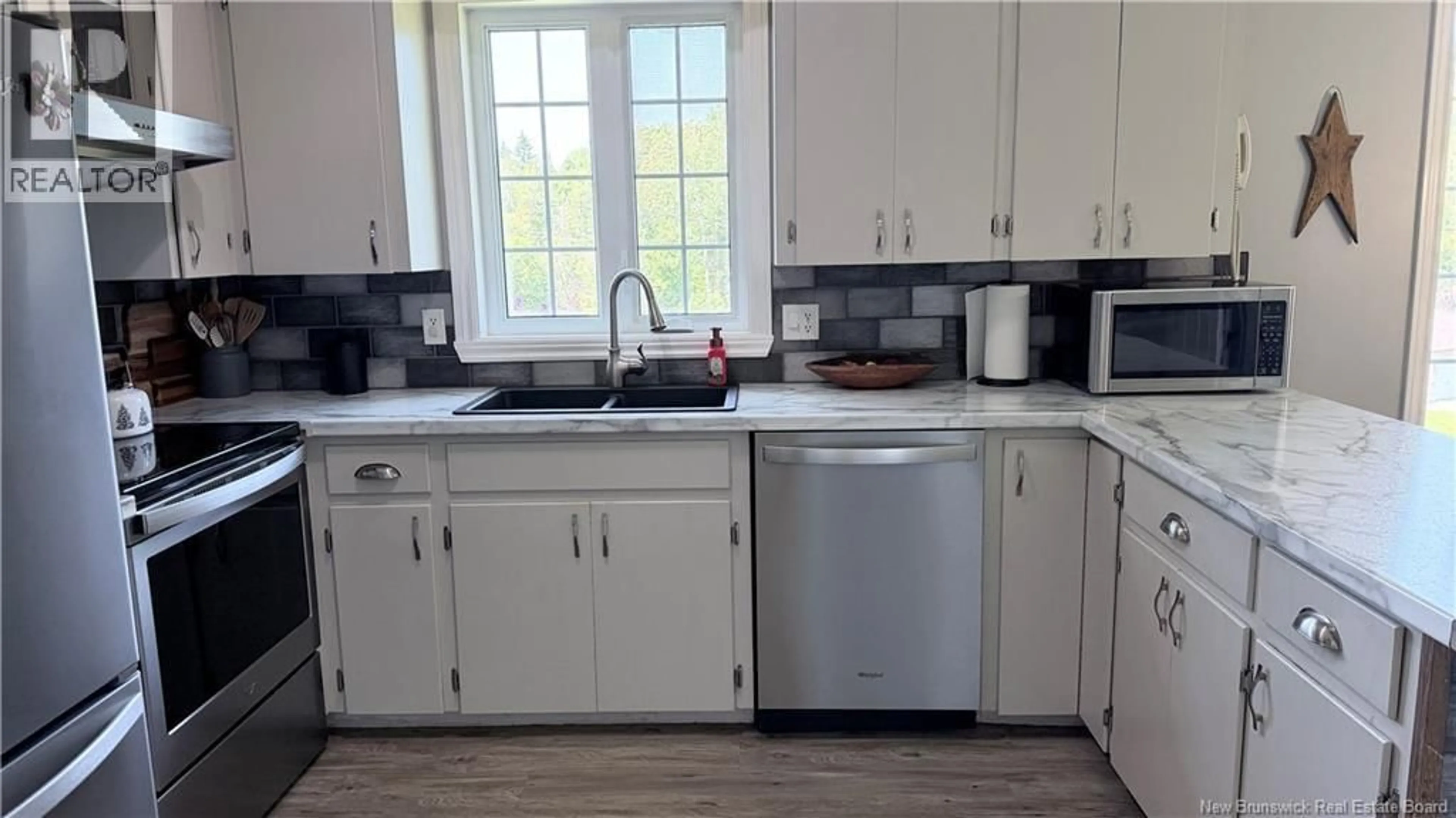 Standard kitchen, ceramic/tile floor for 35 MICHAUD STREET, Grand Falls New Brunswick E3Z1L5