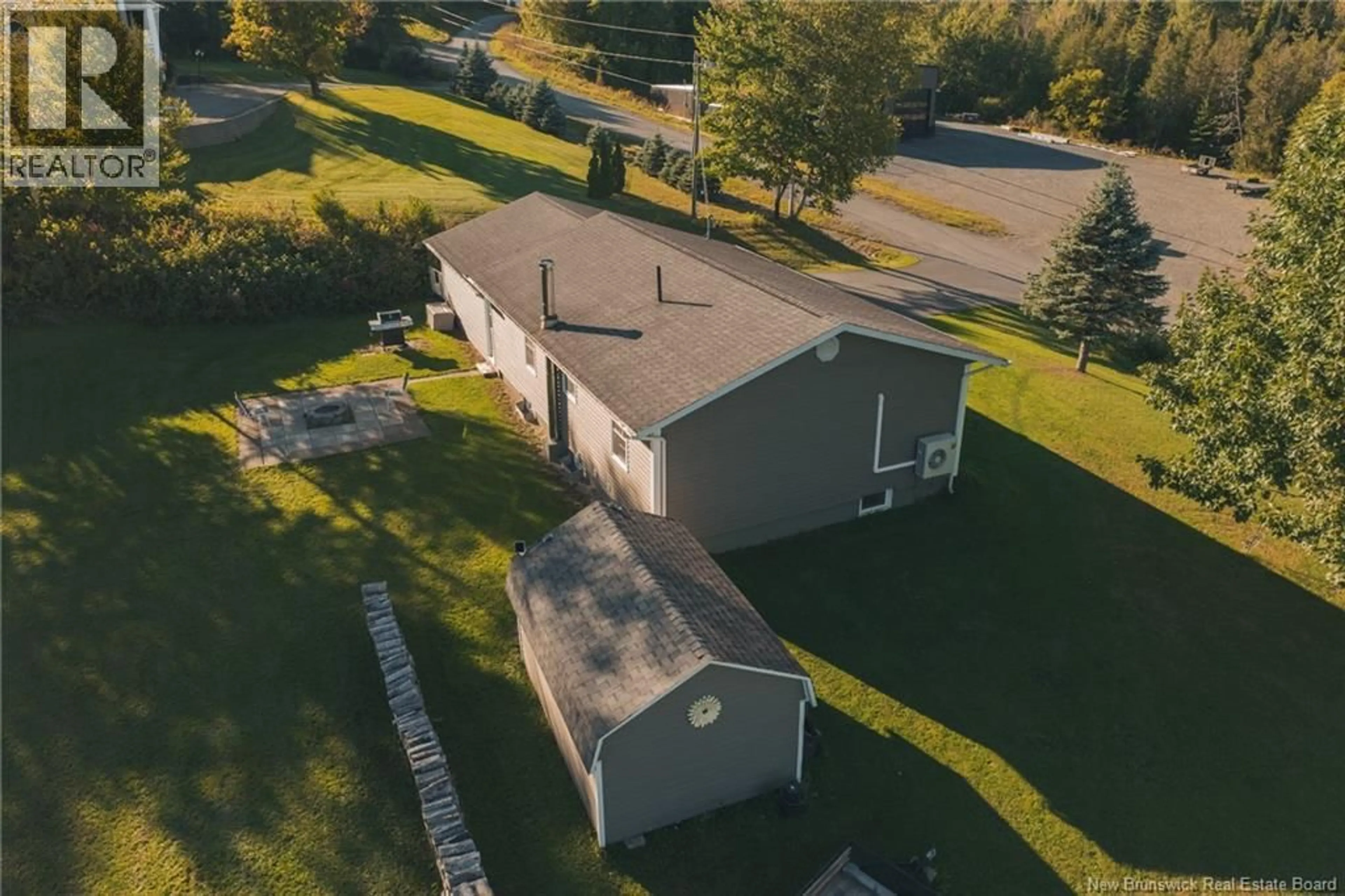 A pic from outside/outdoor area/front of a property/back of a property/a pic from drone, unknown for 35 MICHAUD STREET, Grand Falls New Brunswick E3Z1L5