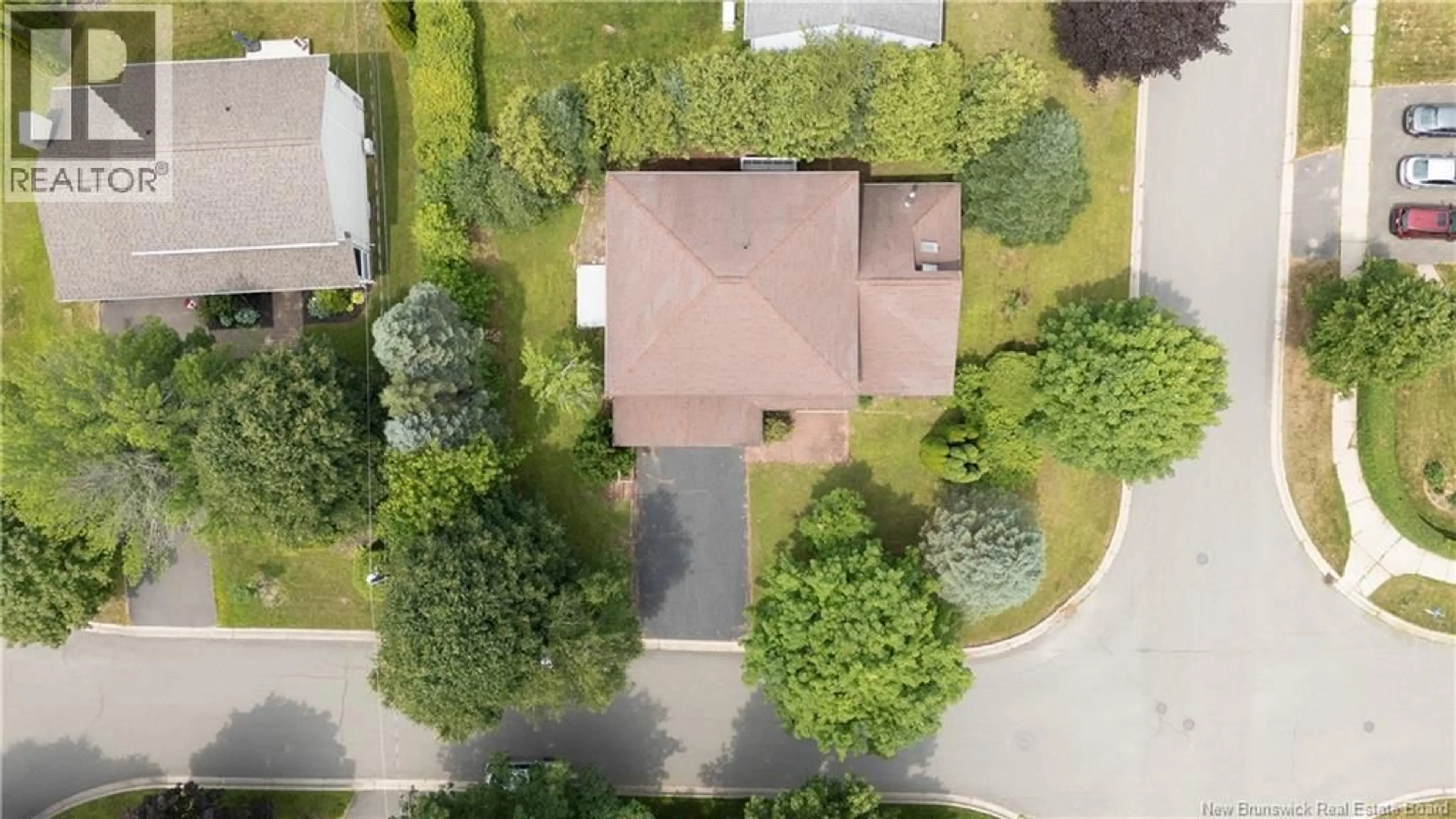 A pic from outside/outdoor area/front of a property/back of a property/a pic from drone, street for 11 BAXTER COURT, Fredericton New Brunswick E3B6M2