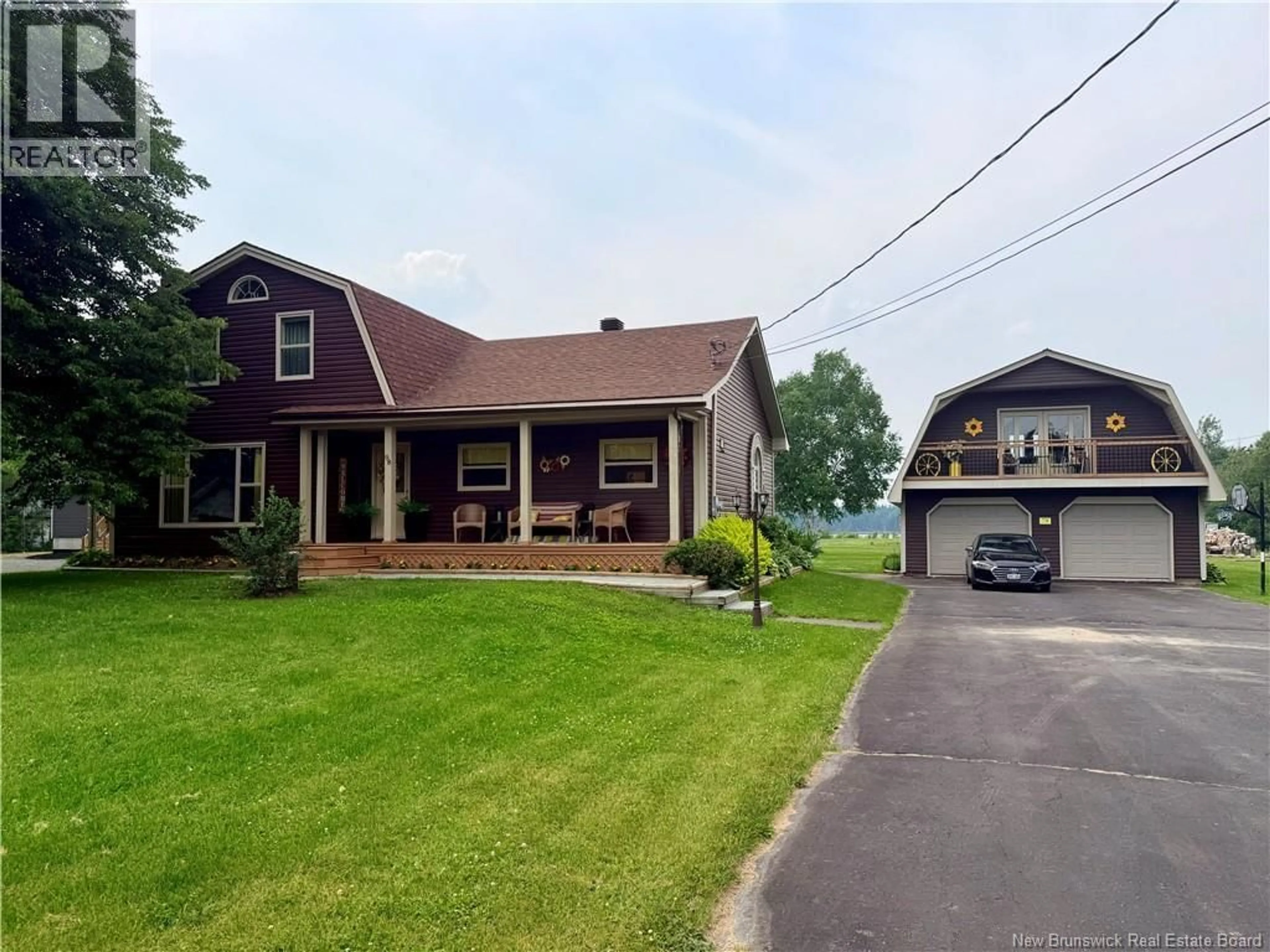 A pic from outside/outdoor area/front of a property/back of a property/a pic from drone, street for 98 ISLANDVIEW DRIVE, Miramichi New Brunswick E1N6B4