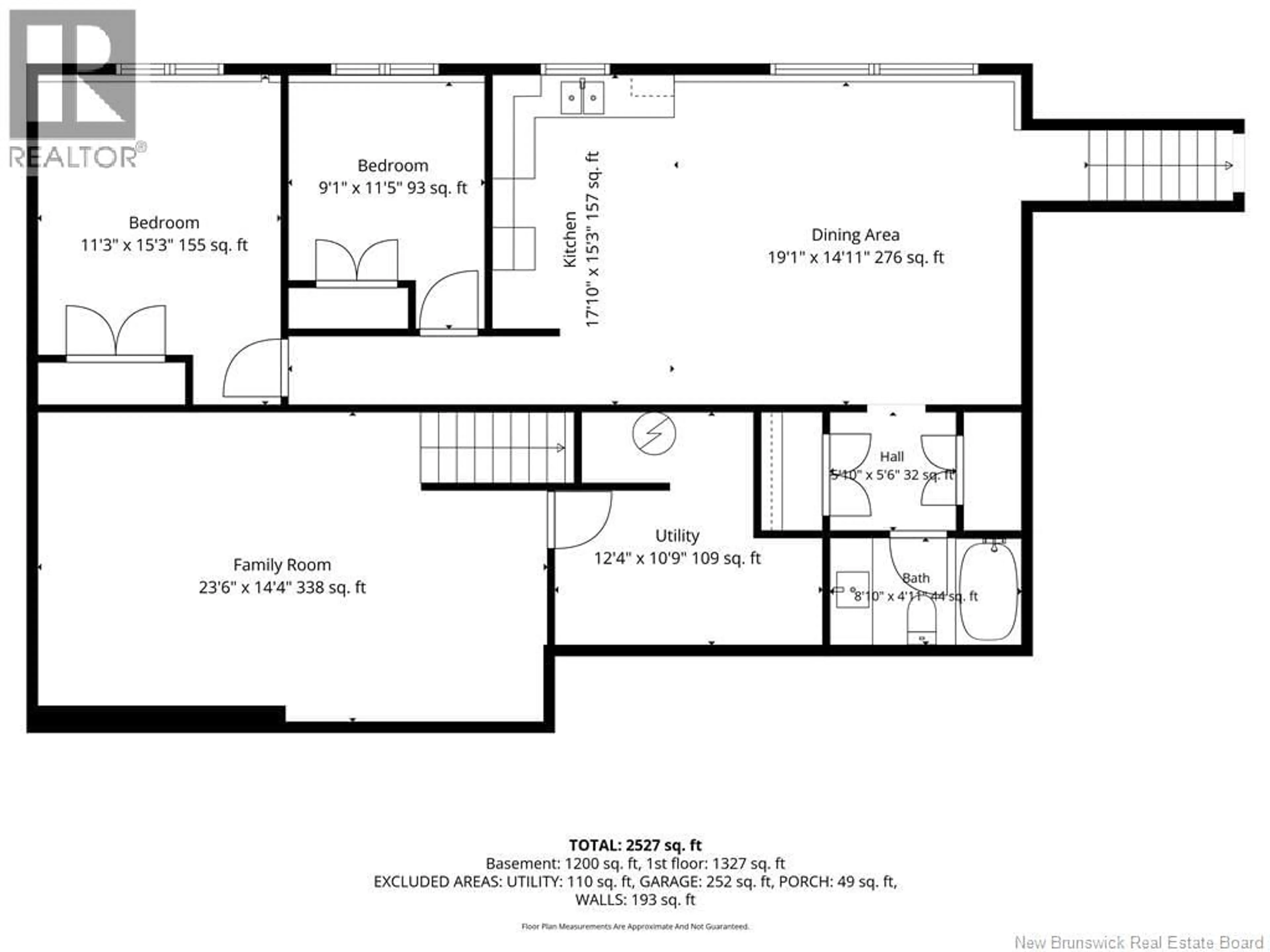 Floor plan for 60 MOLLINS CRESCENT, Moncton New Brunswick E1E4L6