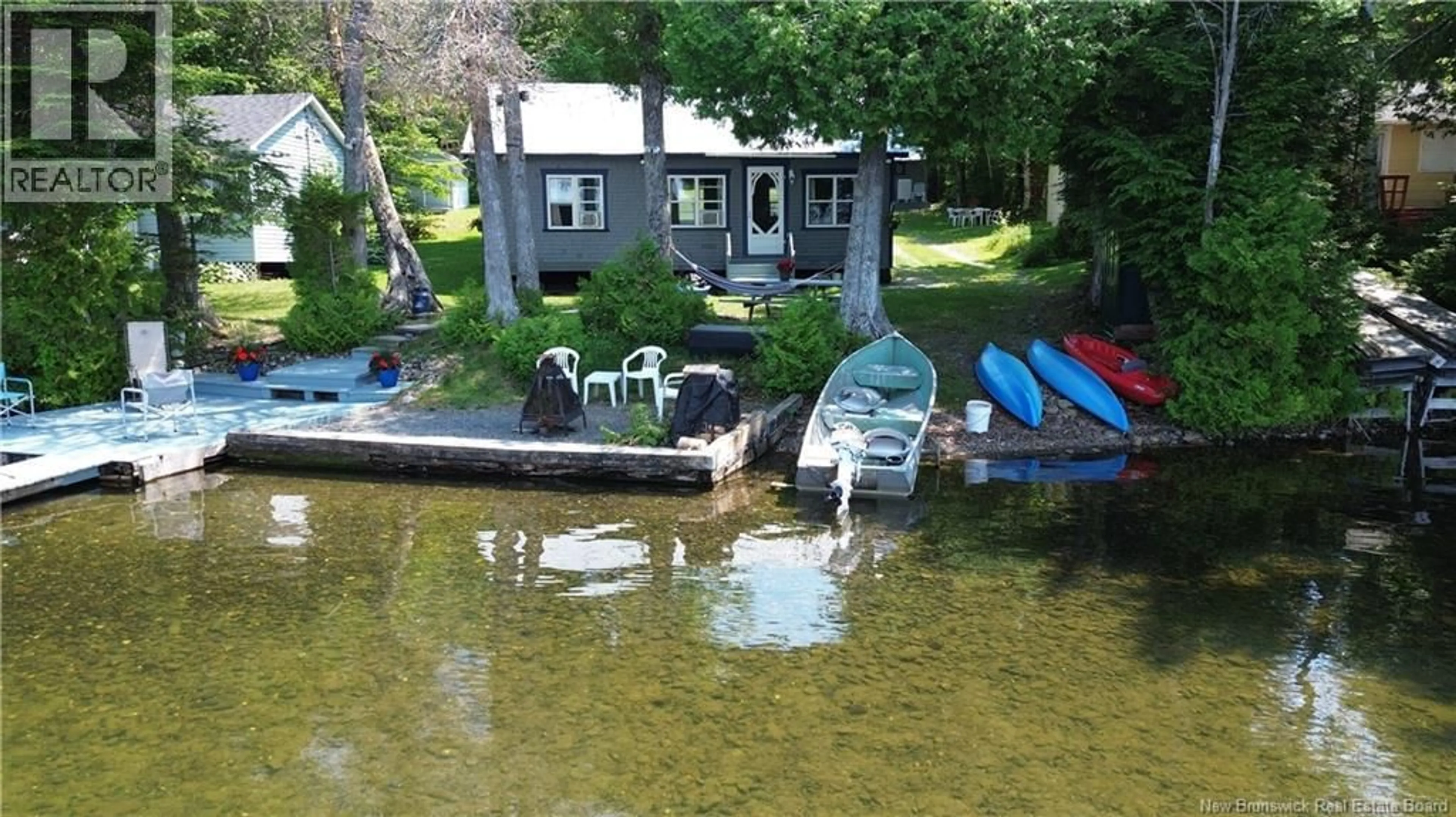 A pic from outside/outdoor area/front of a property/back of a property/a pic from drone, water/lake/river/ocean view for 114 SANDY COVE LANE, Dumfries New Brunswick E6G1S8